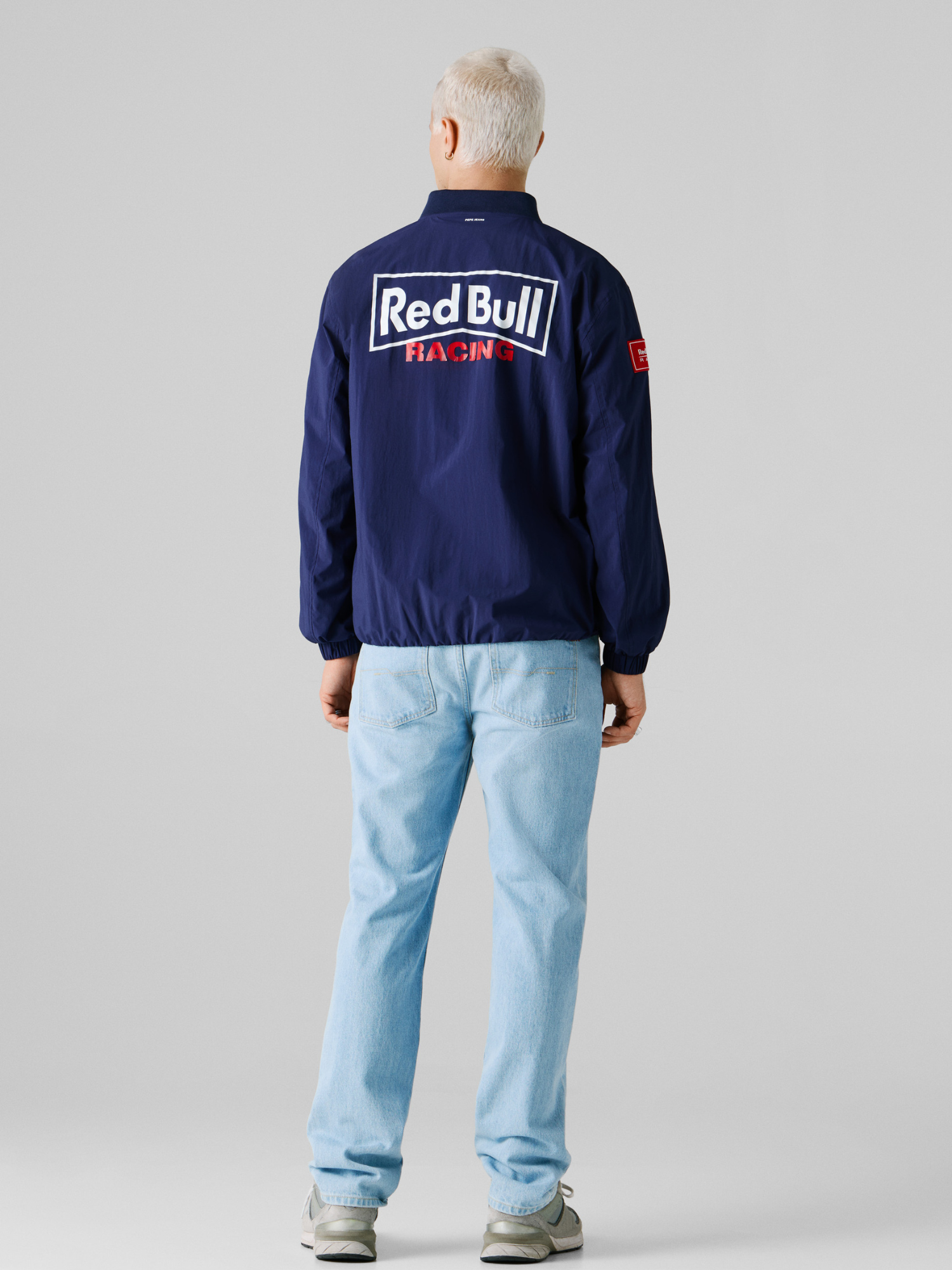 NYLON BOMBER - NAVY