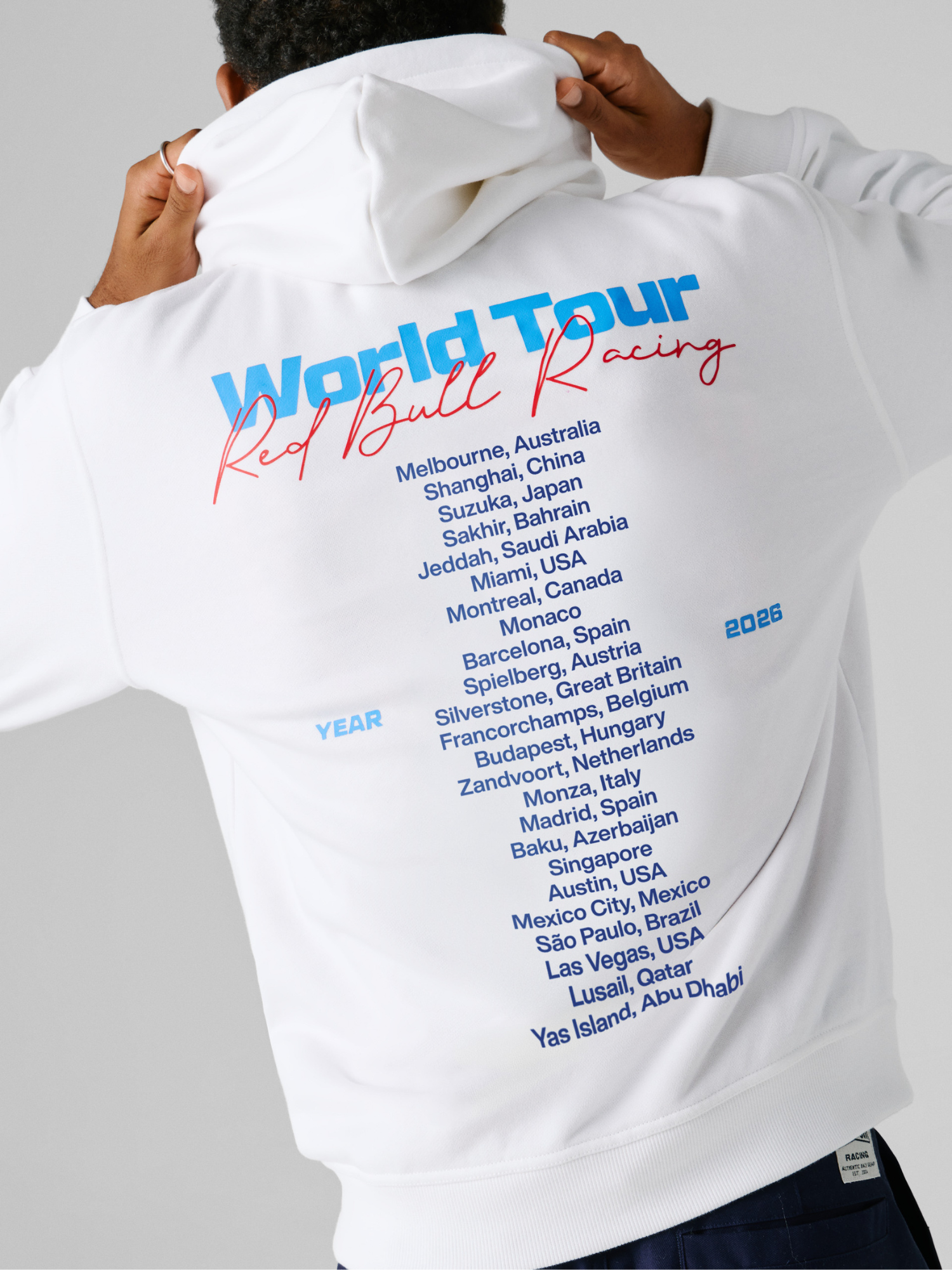HOODIE WORLD TOUR - BLANC