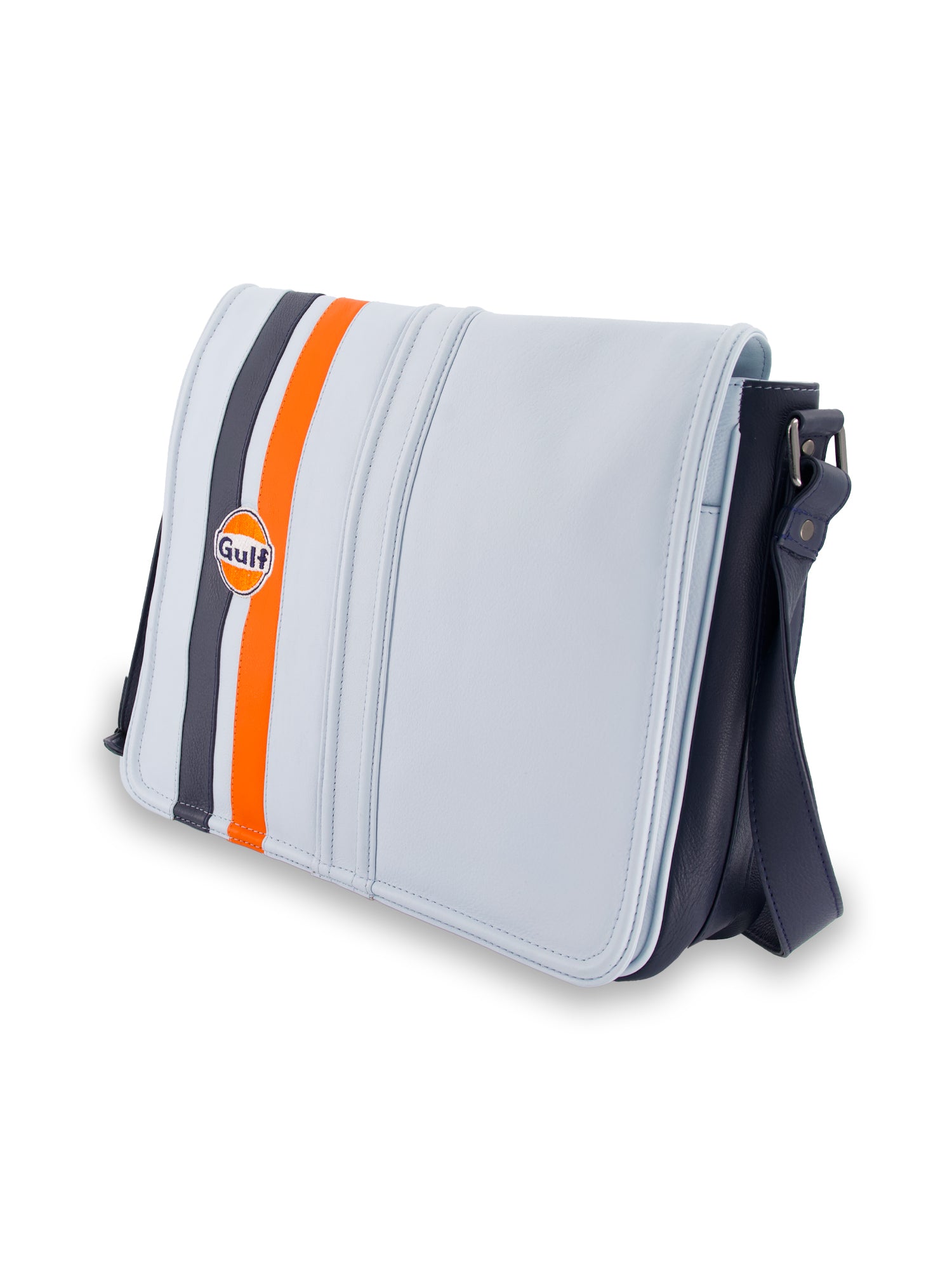 SAC BESACE CUIR SILVERSTONE - LIGHT BLUE