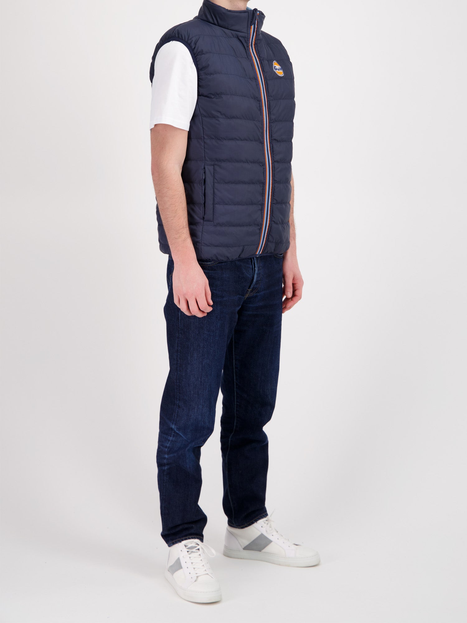 BODYWARMER REVERSO - NAVY BLUE / LIGHT BLUE