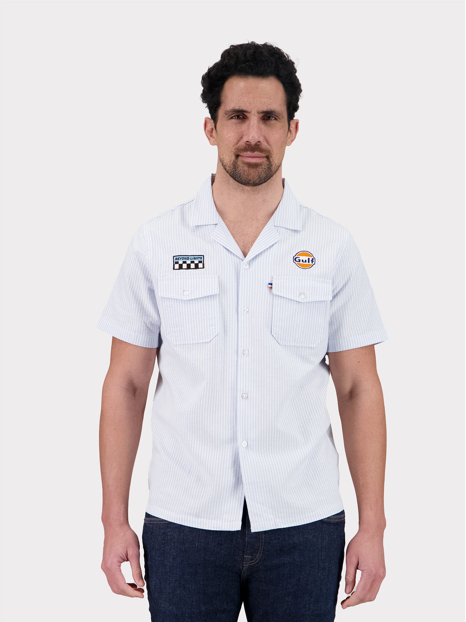 CHEMISETTE MECHANICS - BLEU