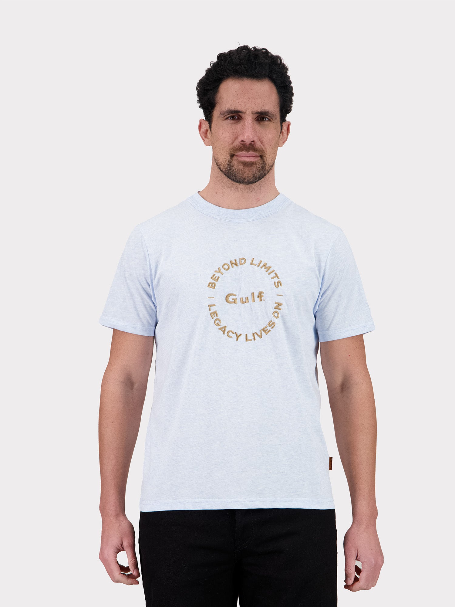 T-SHIRT SMART CASUAL - HEATHER SKY