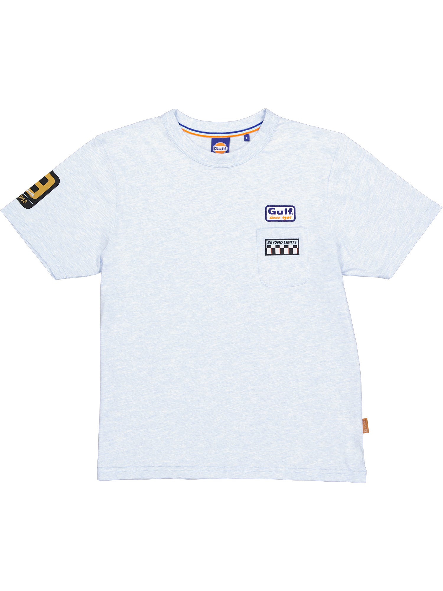T-SHIRT POCKET BIG 9 - HEATHER SKY