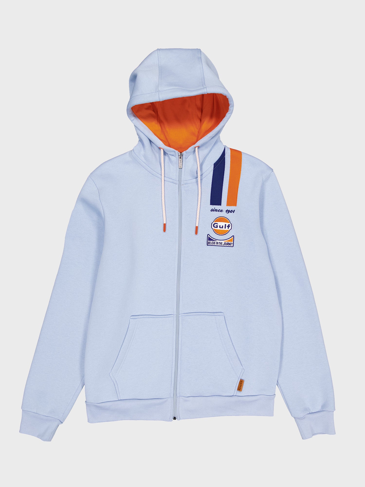 HOODIE FULL ZIP LEGEND - LIGHT BLUE