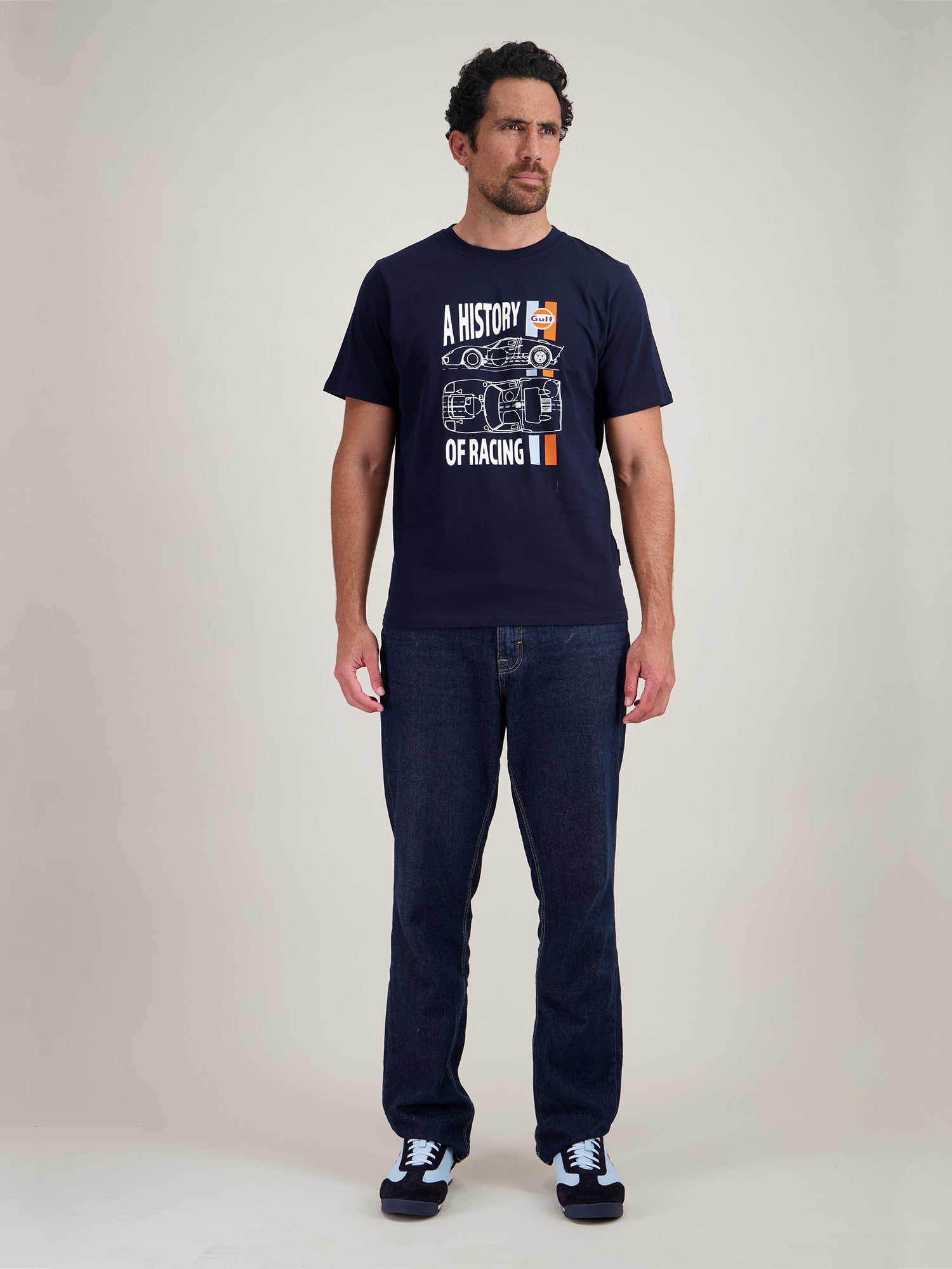 T-SHIRT HISTORY - NAVY