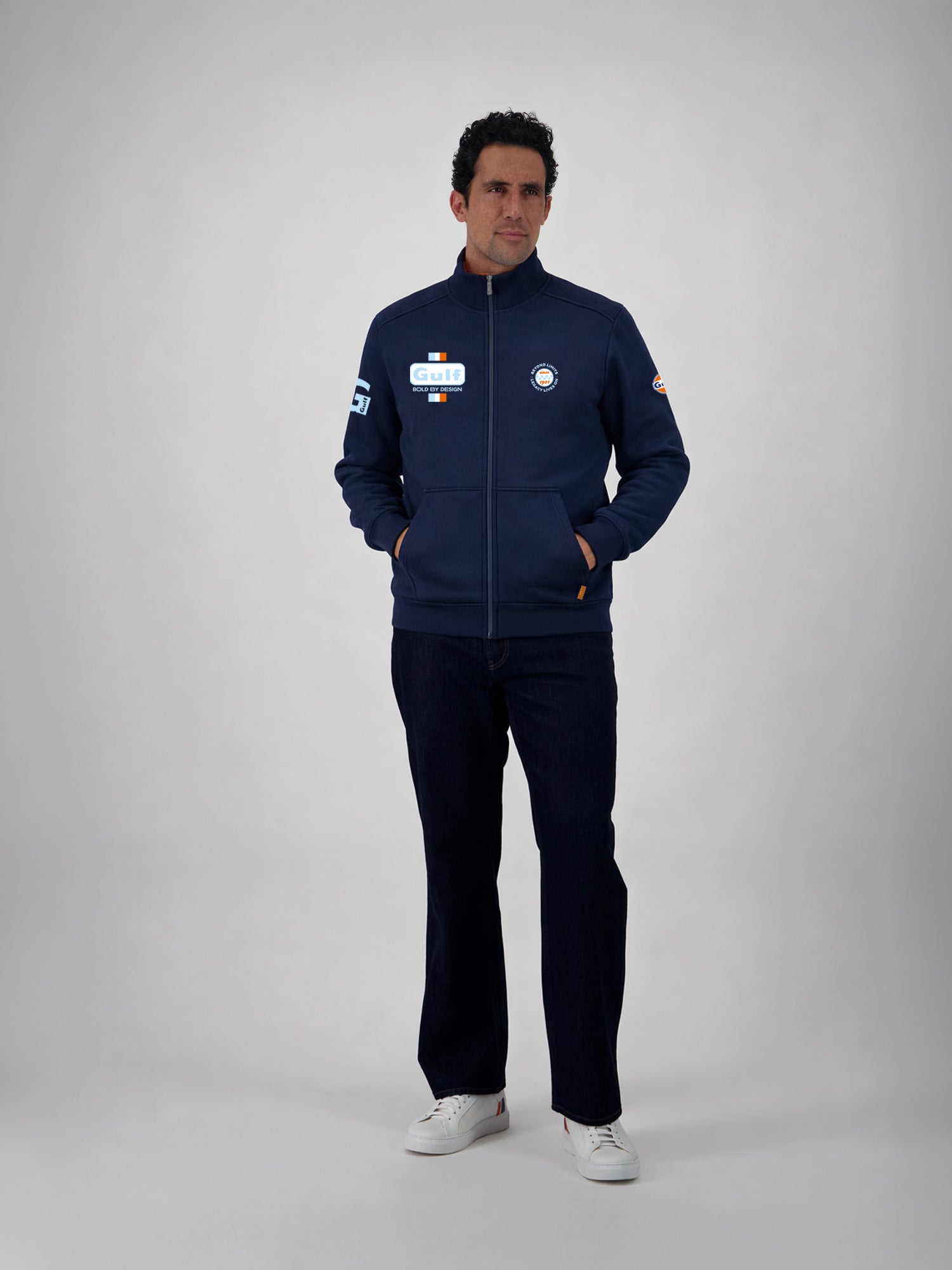 TRACK JACKET BOLD CLASSICS - NAVY