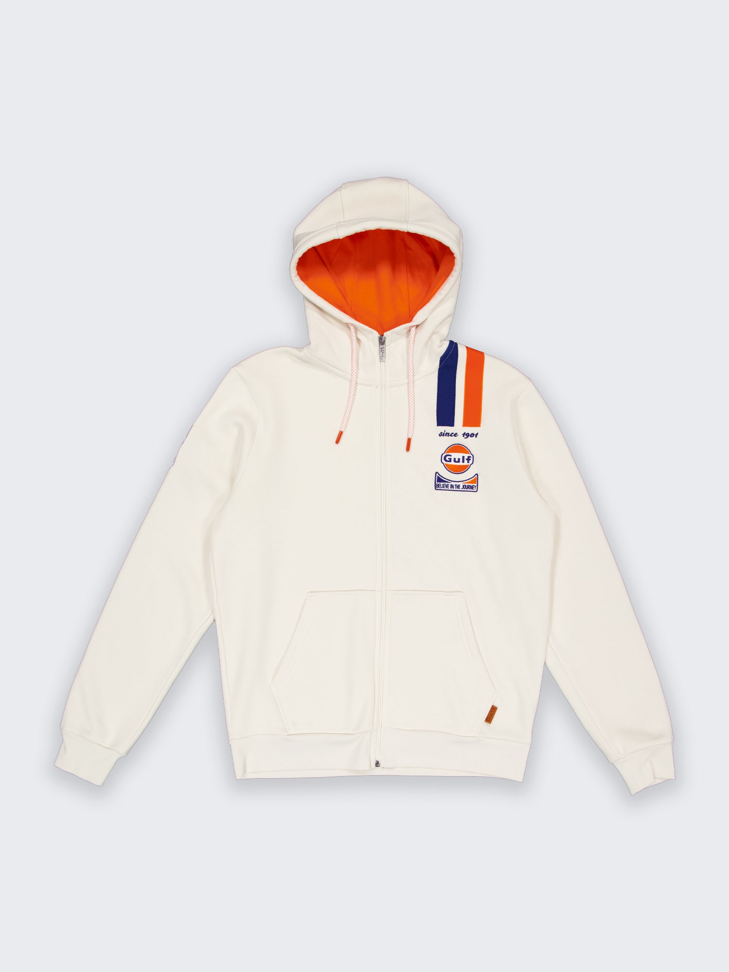 HOODIE FULL ZIP LEGEND - ECRU