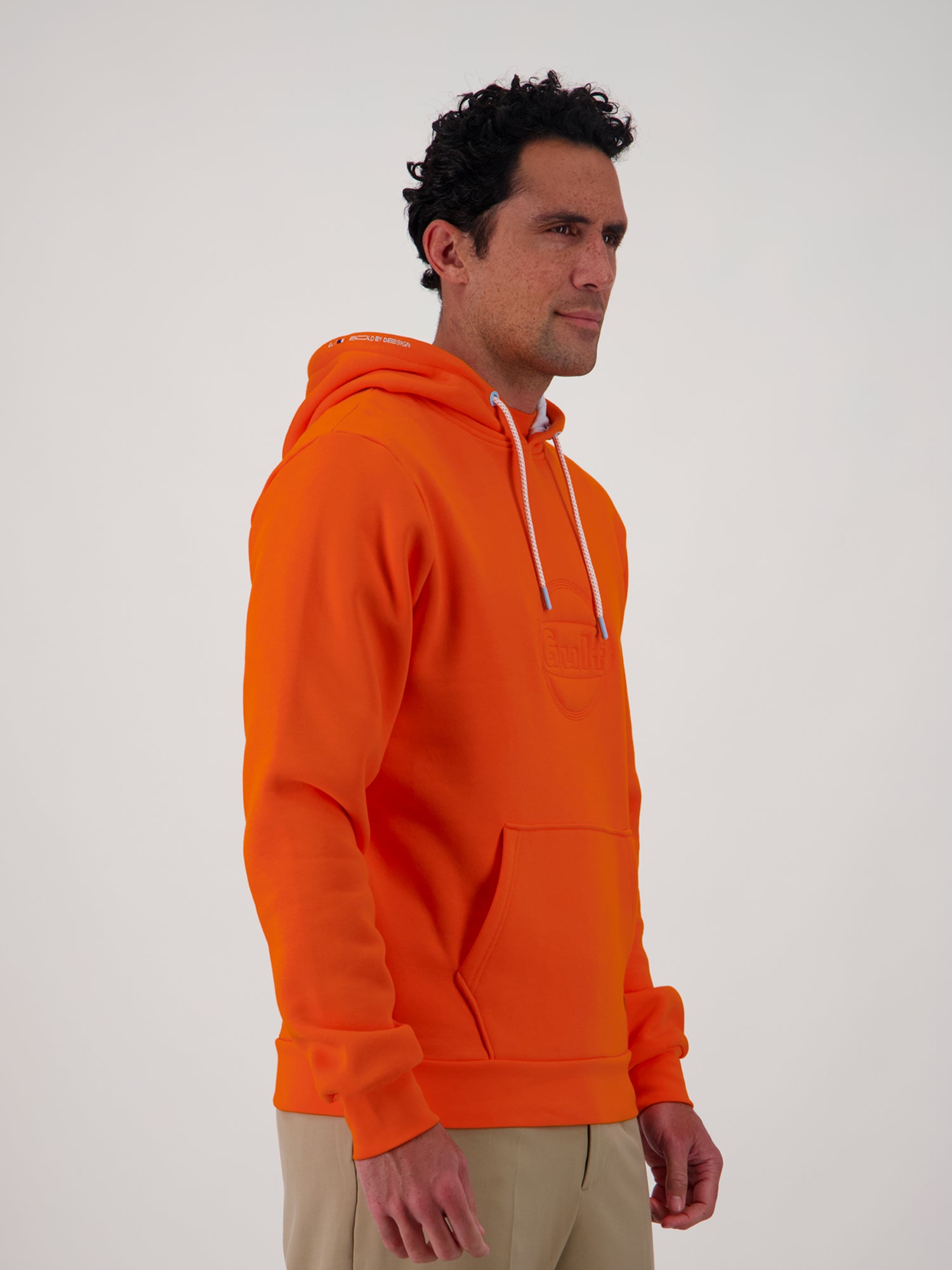 HOODIE LOGO EMBOSSE - ORANGE