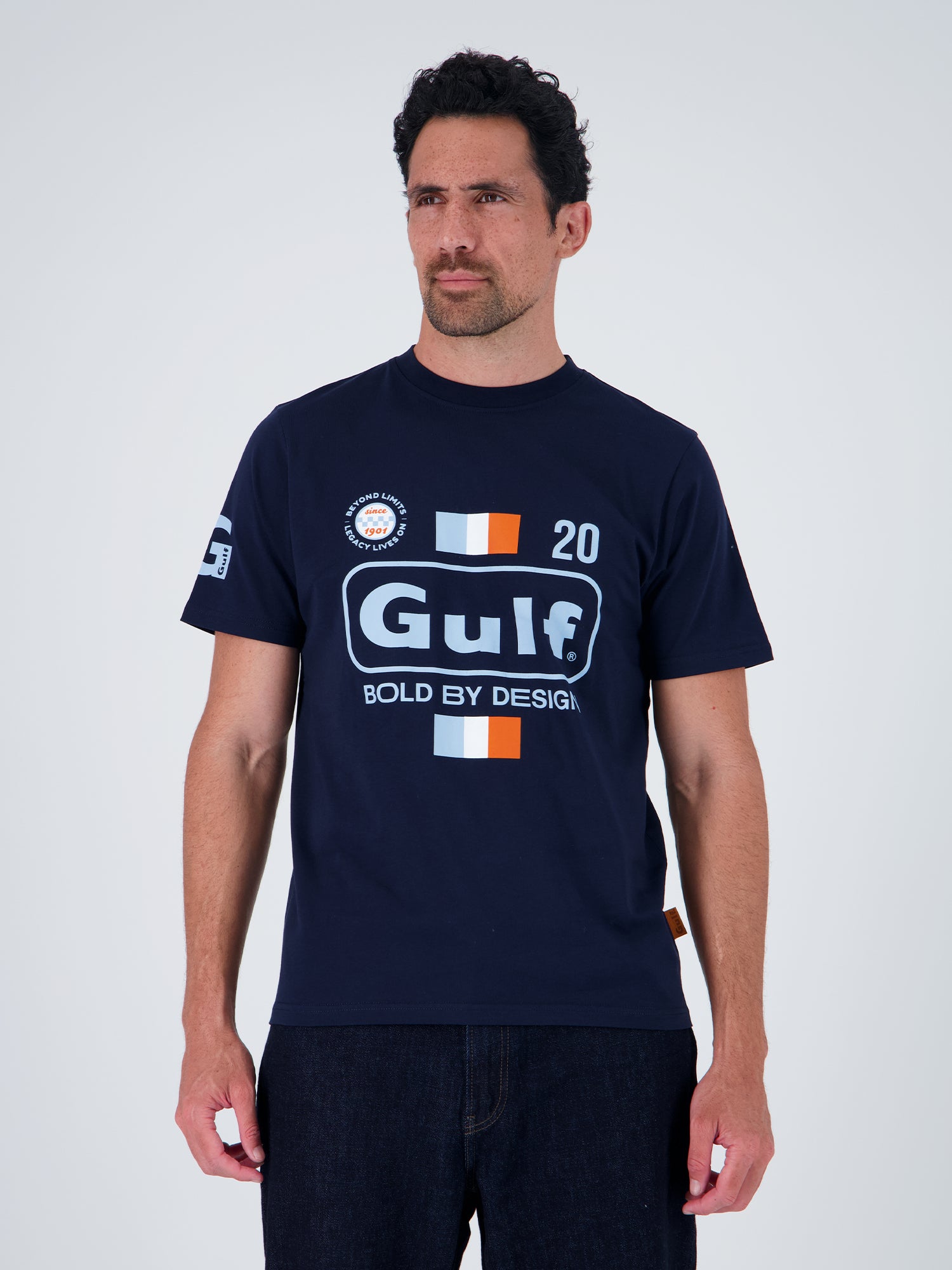 BOLD CLASSIC TEE - navy blue