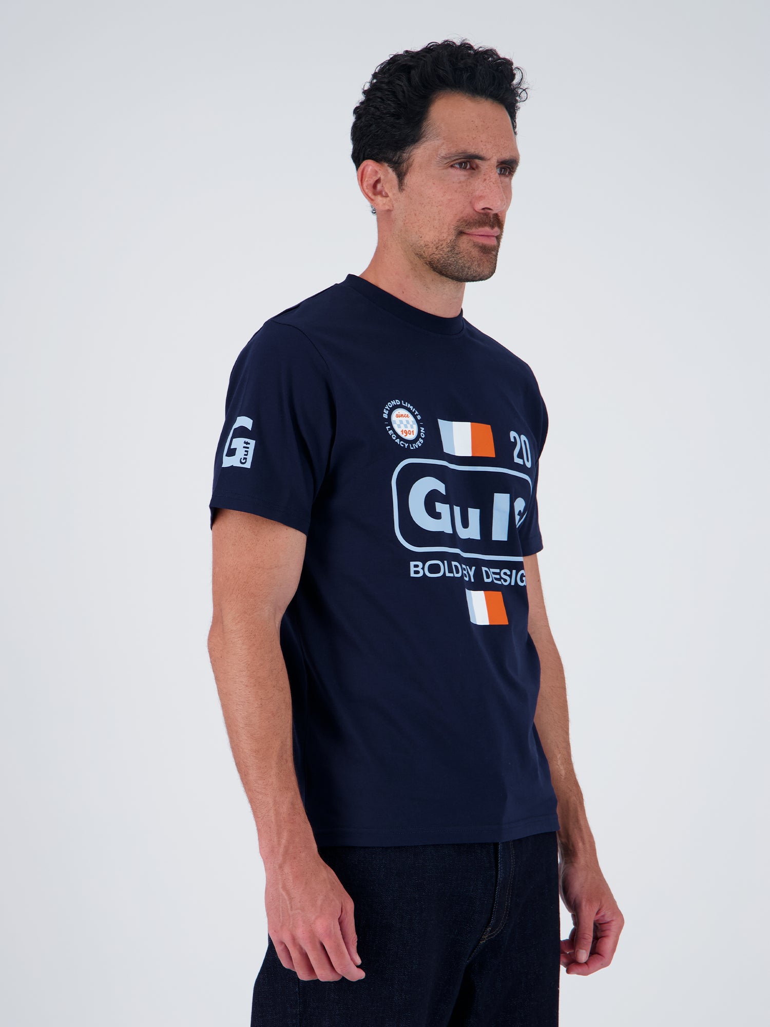 BOLD CLASSIC TEE - navy blue