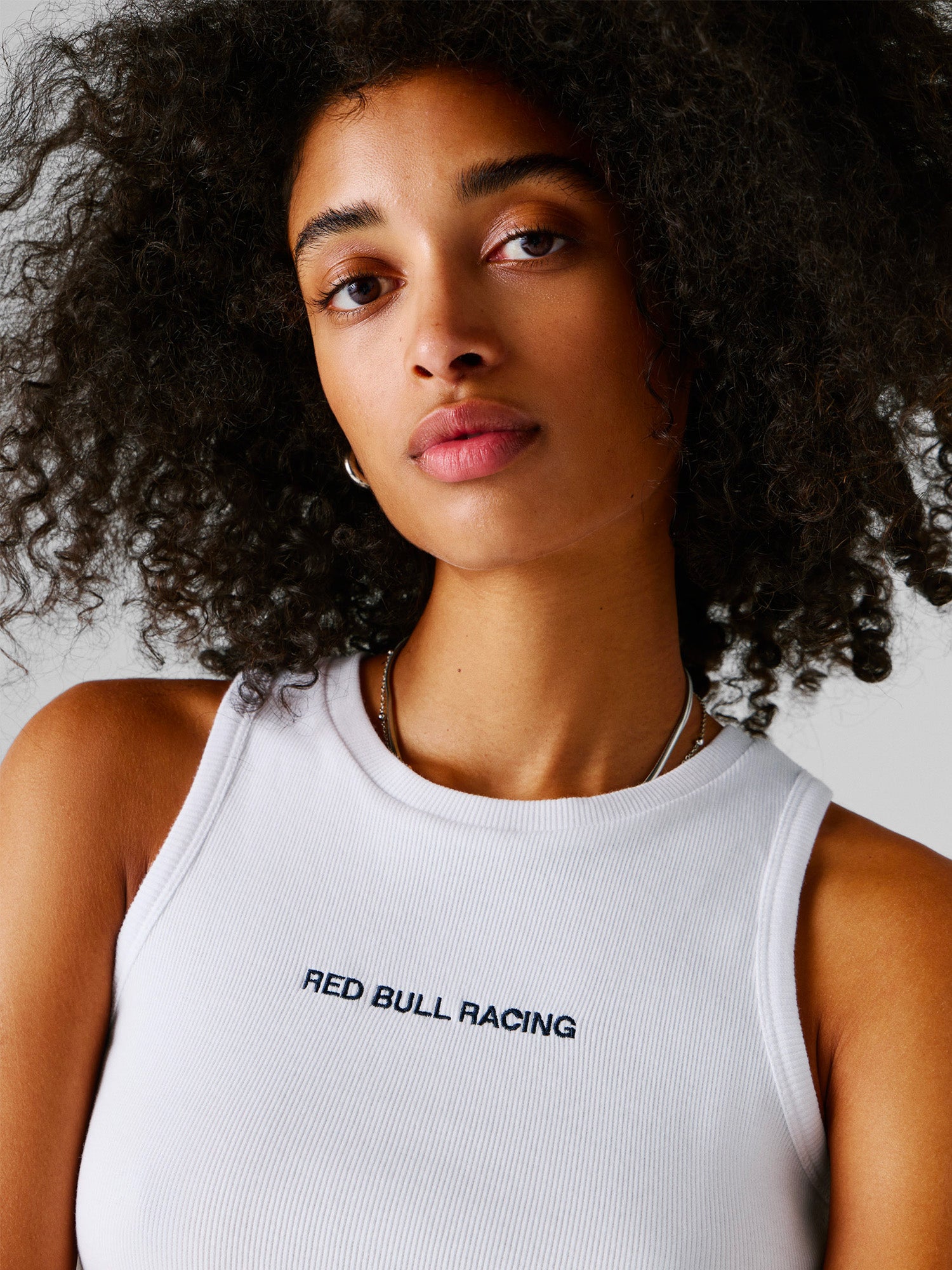 WOMAN DEBARDEUR CROP LOGO - BLANC