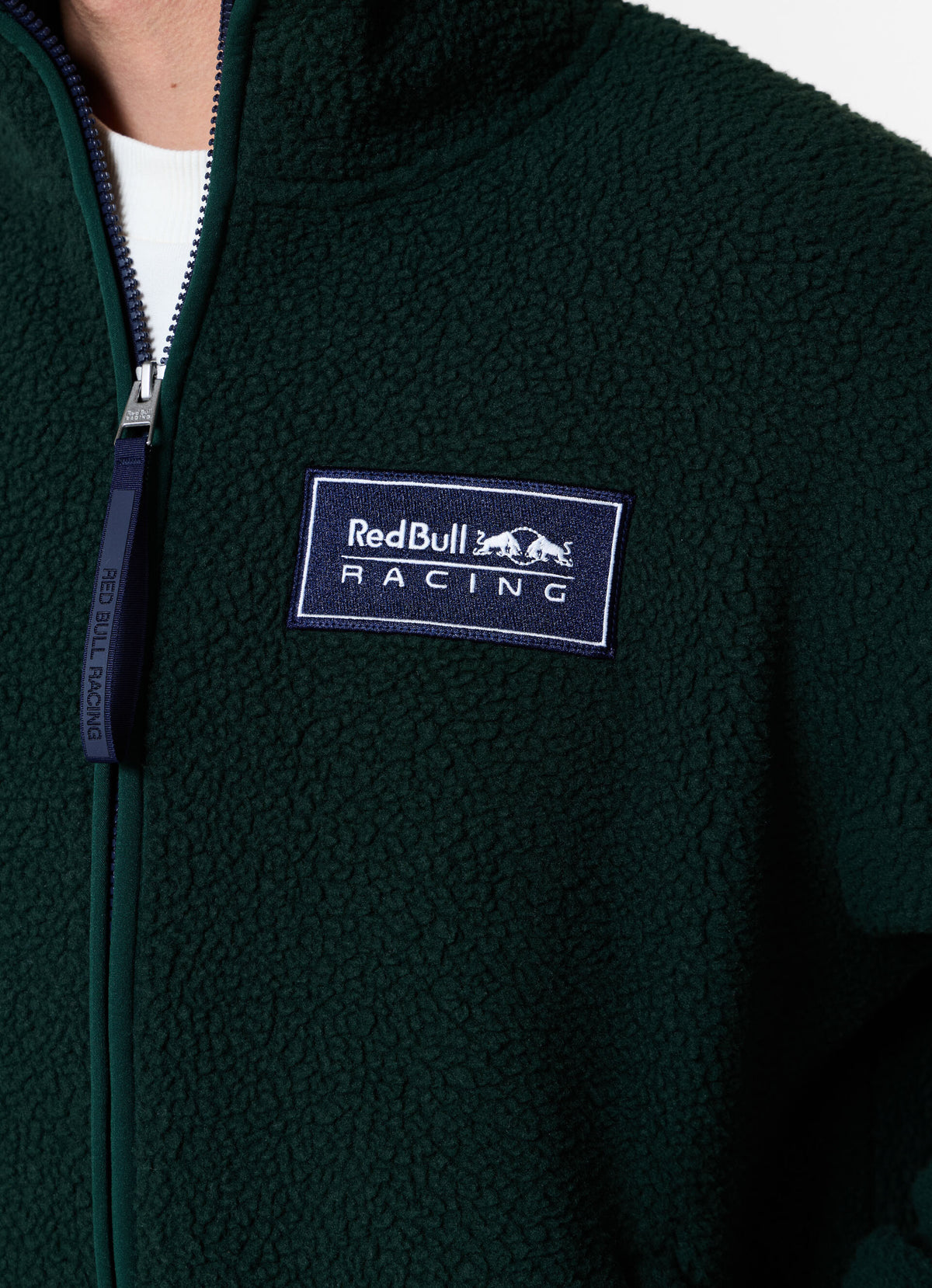 SWEATSHIRT ZIPPé SHERPA - dark green