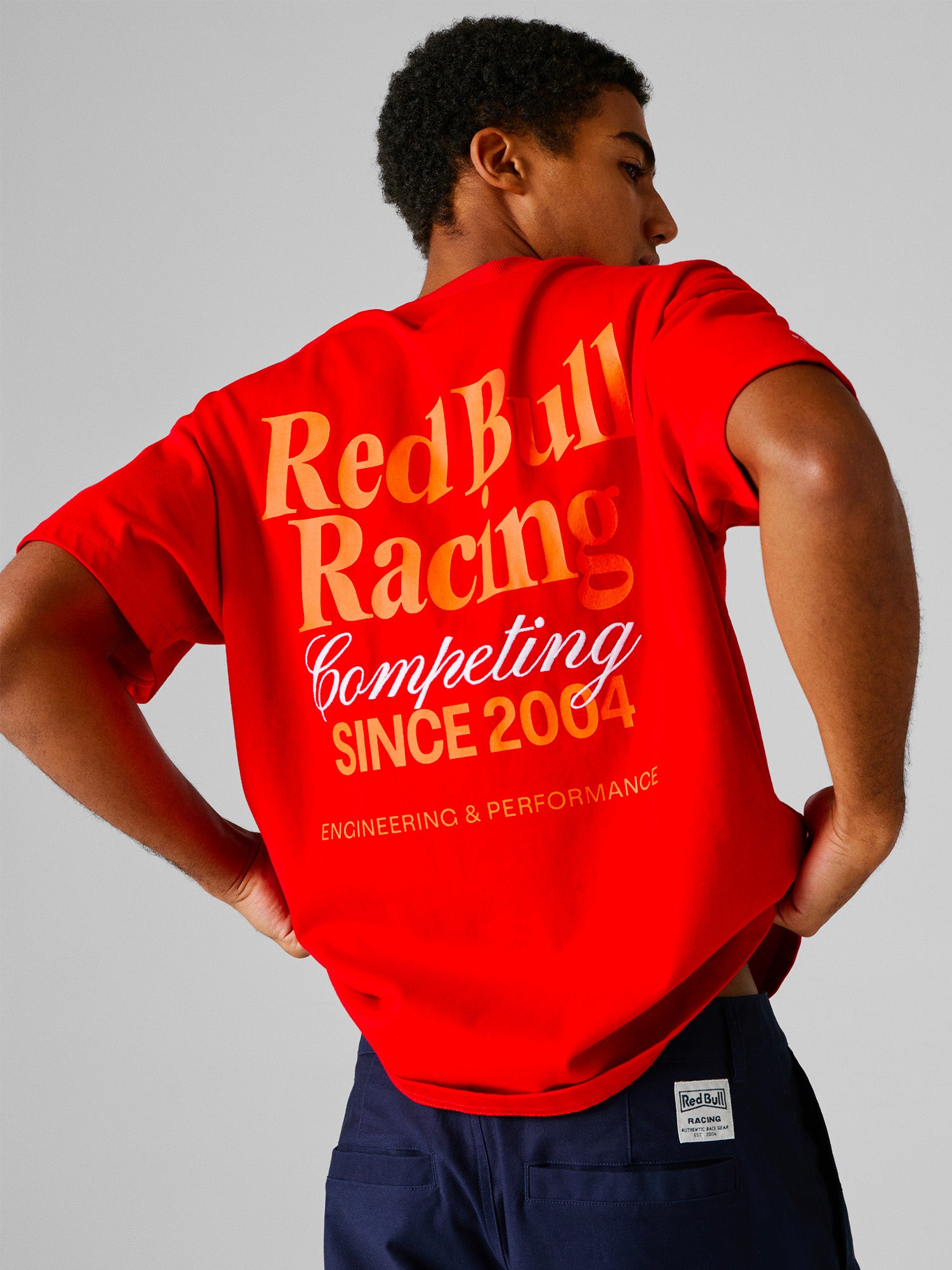 T-SHIRT COMPETING - ROUGE