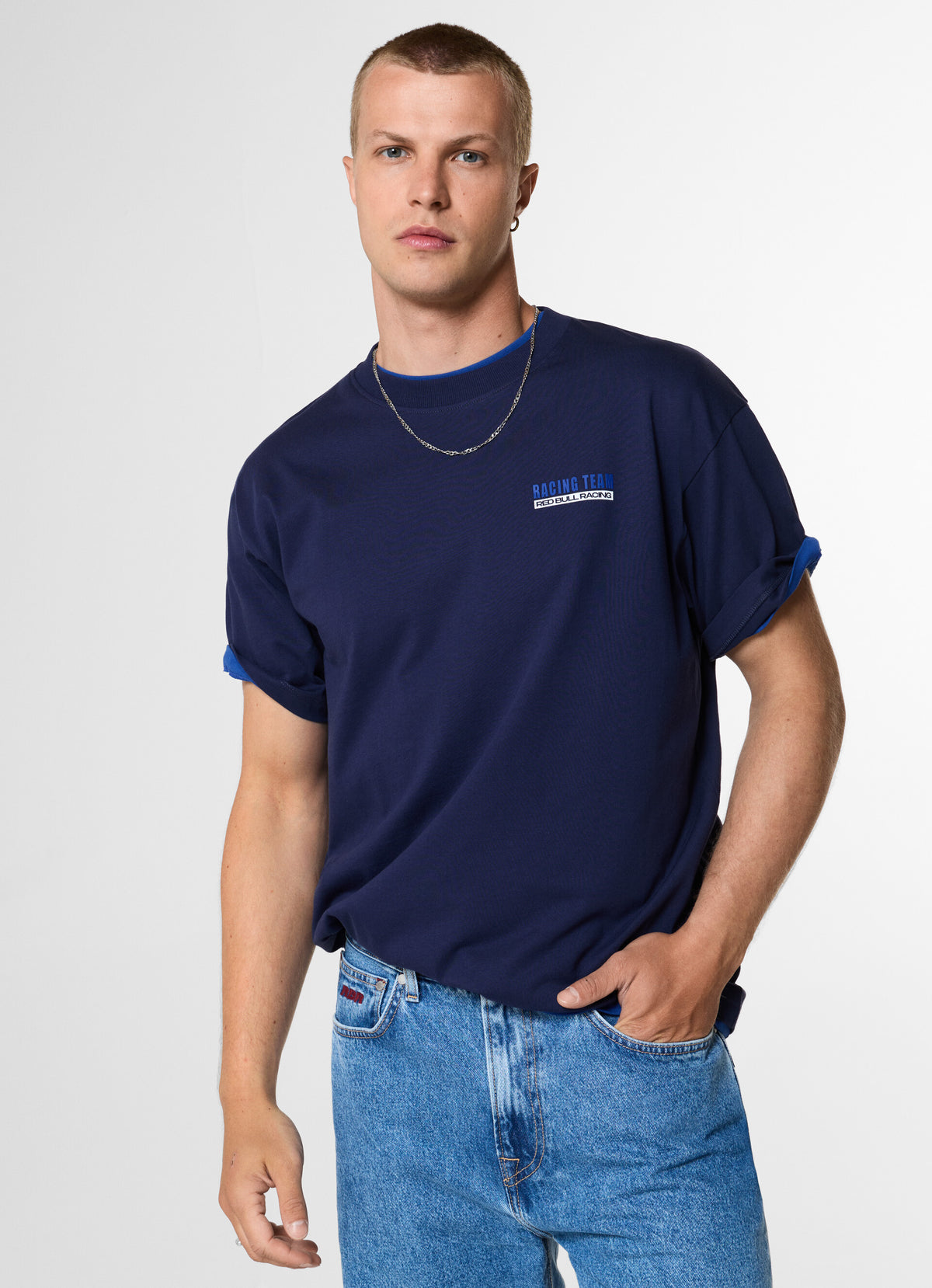T-SHIRT RACING CAR - navy