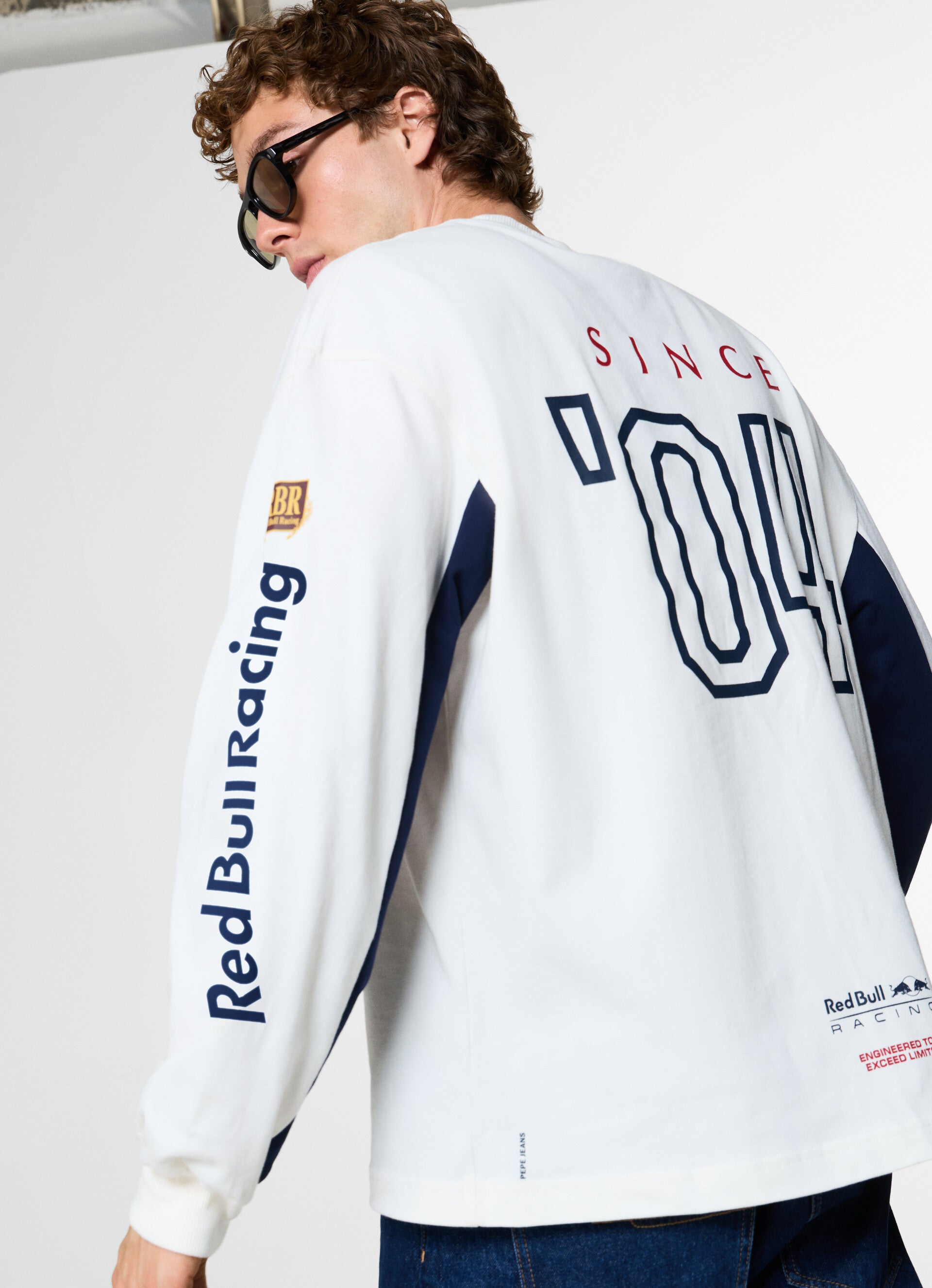 T-shirt Manches Longues TEAM - off white