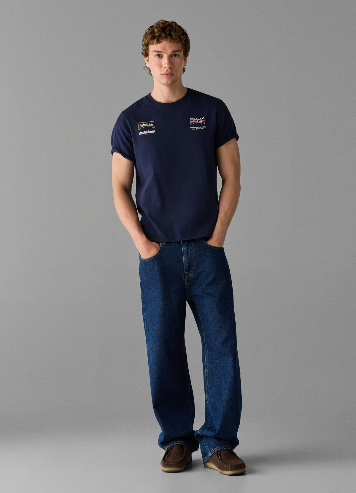 T-SHIRT RED BULL RACING RACE CLUB - NAVY