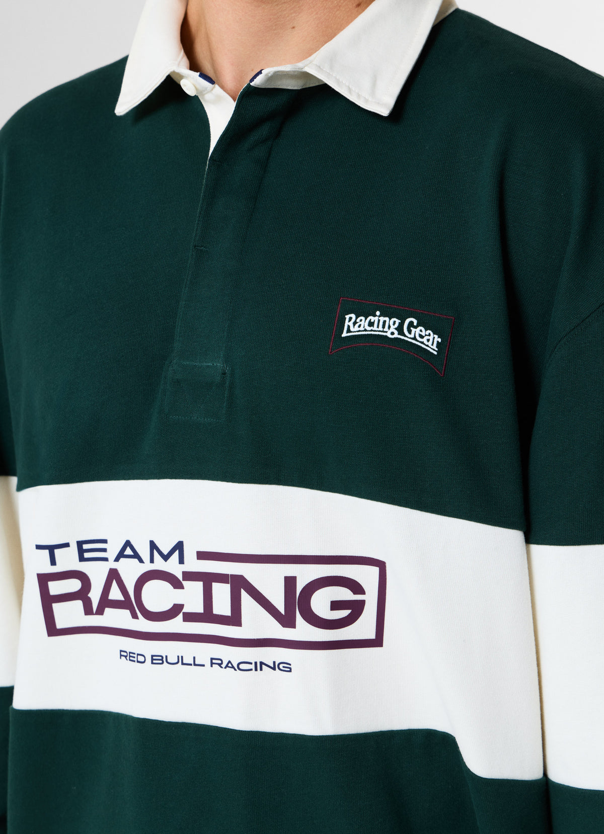POLO LS SQUARE TEAM - DARK GREEN