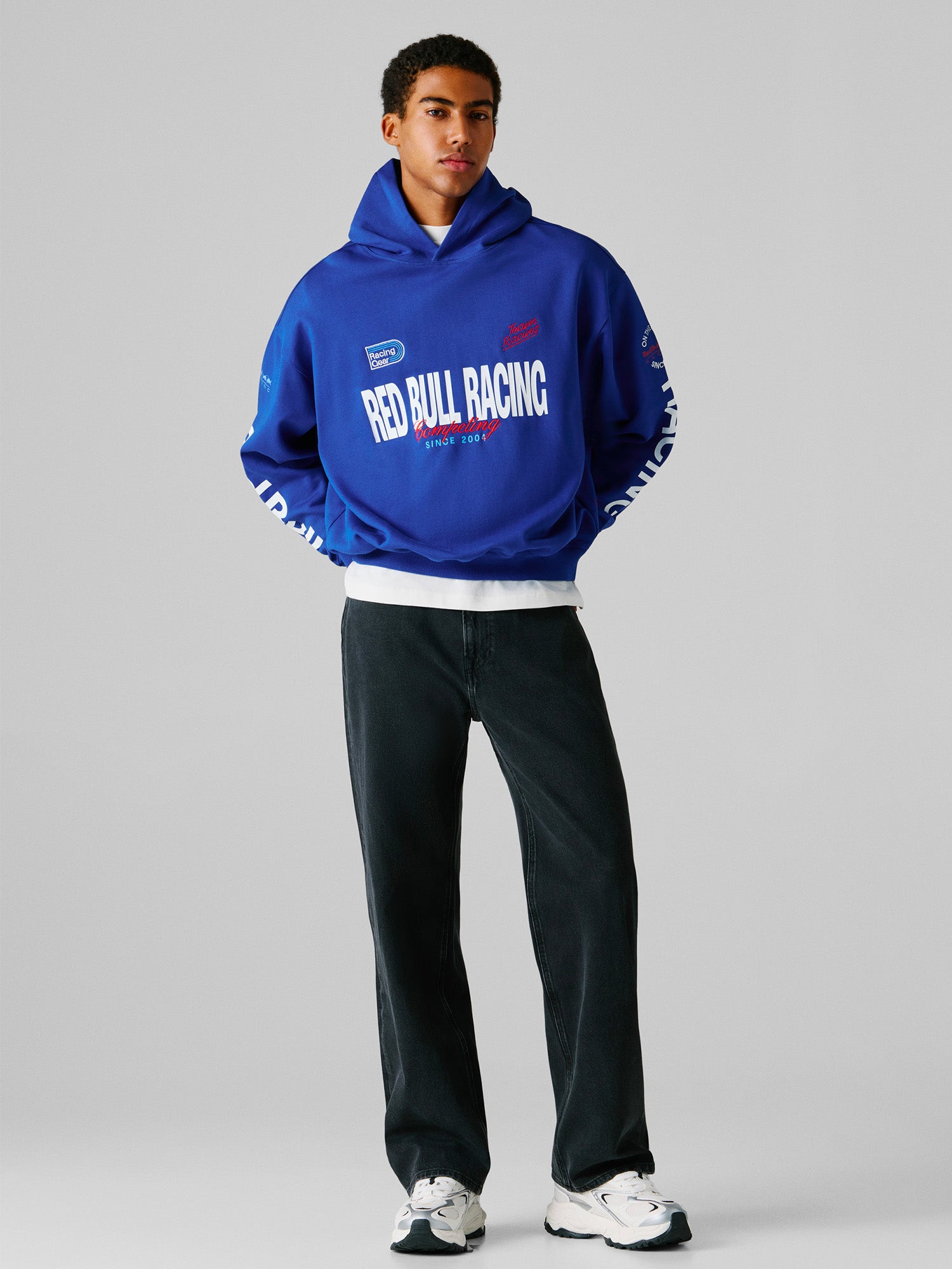 RACING PATCH HOODIE - SAILOR BLUE