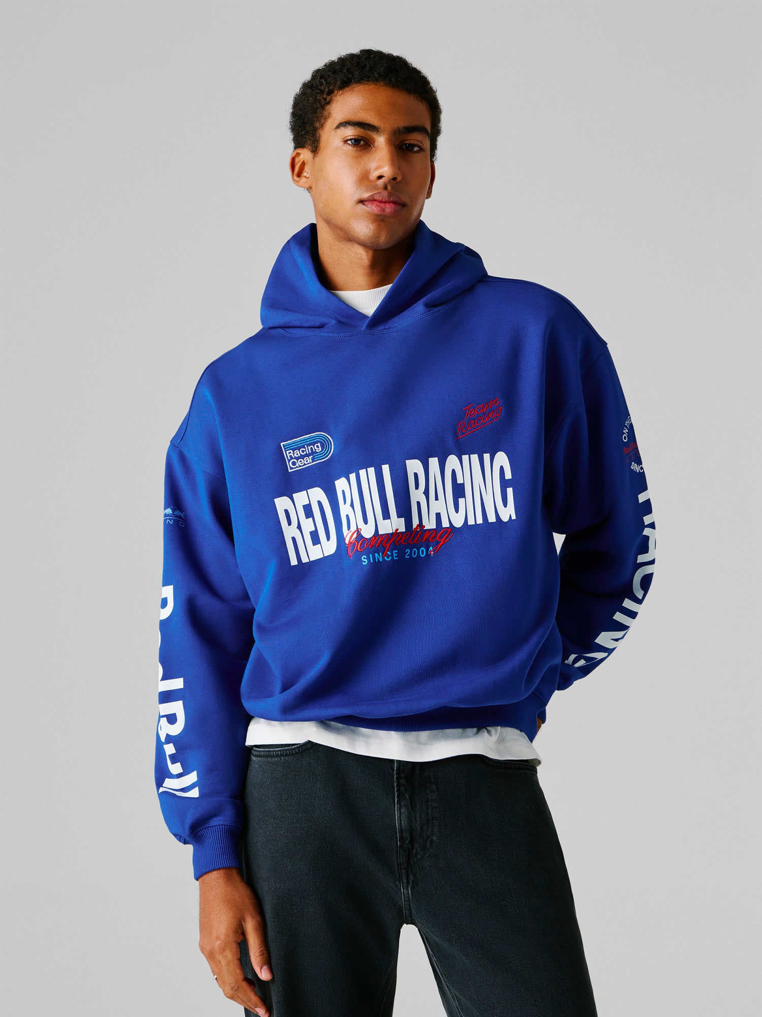 RACING PATCH HOODIE - SAILOR BLUE