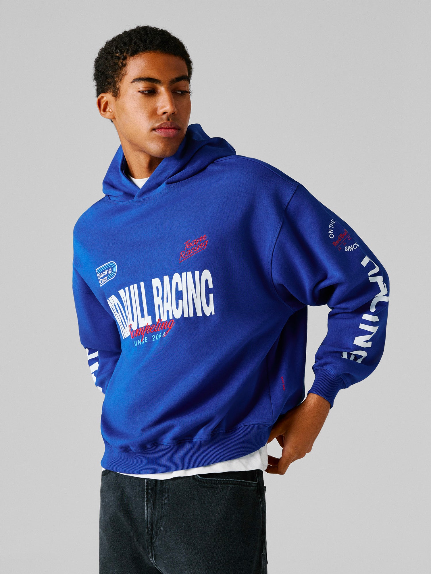 RACING PATCH HOODIE - SAILOR BLUE