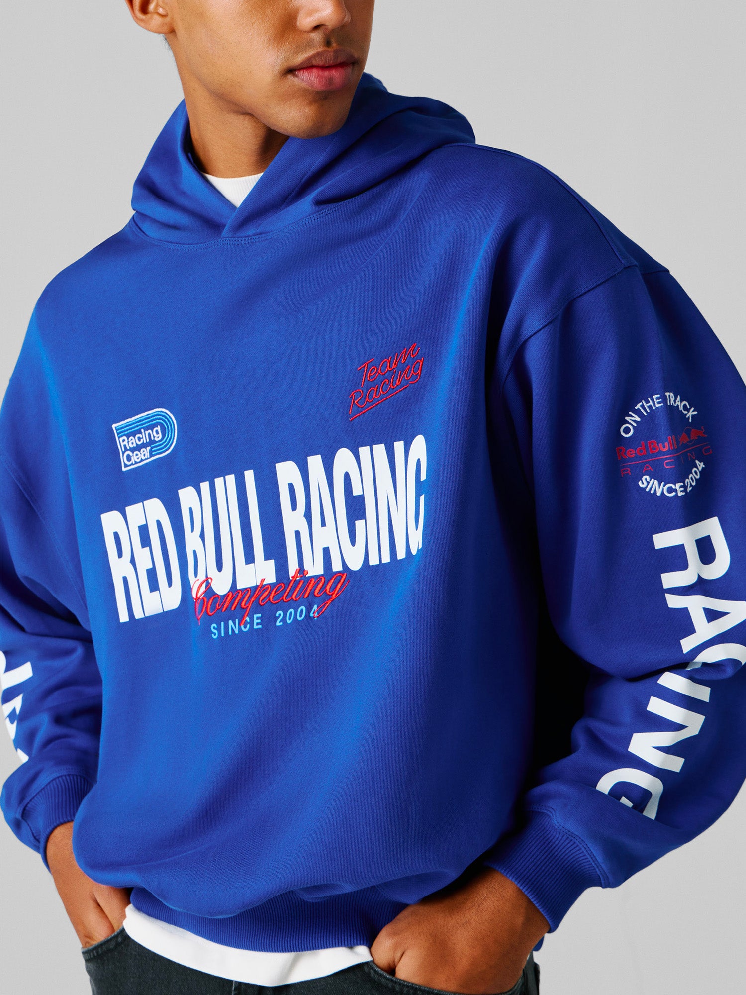 RACING PATCH HOODIE - SAILOR BLUE