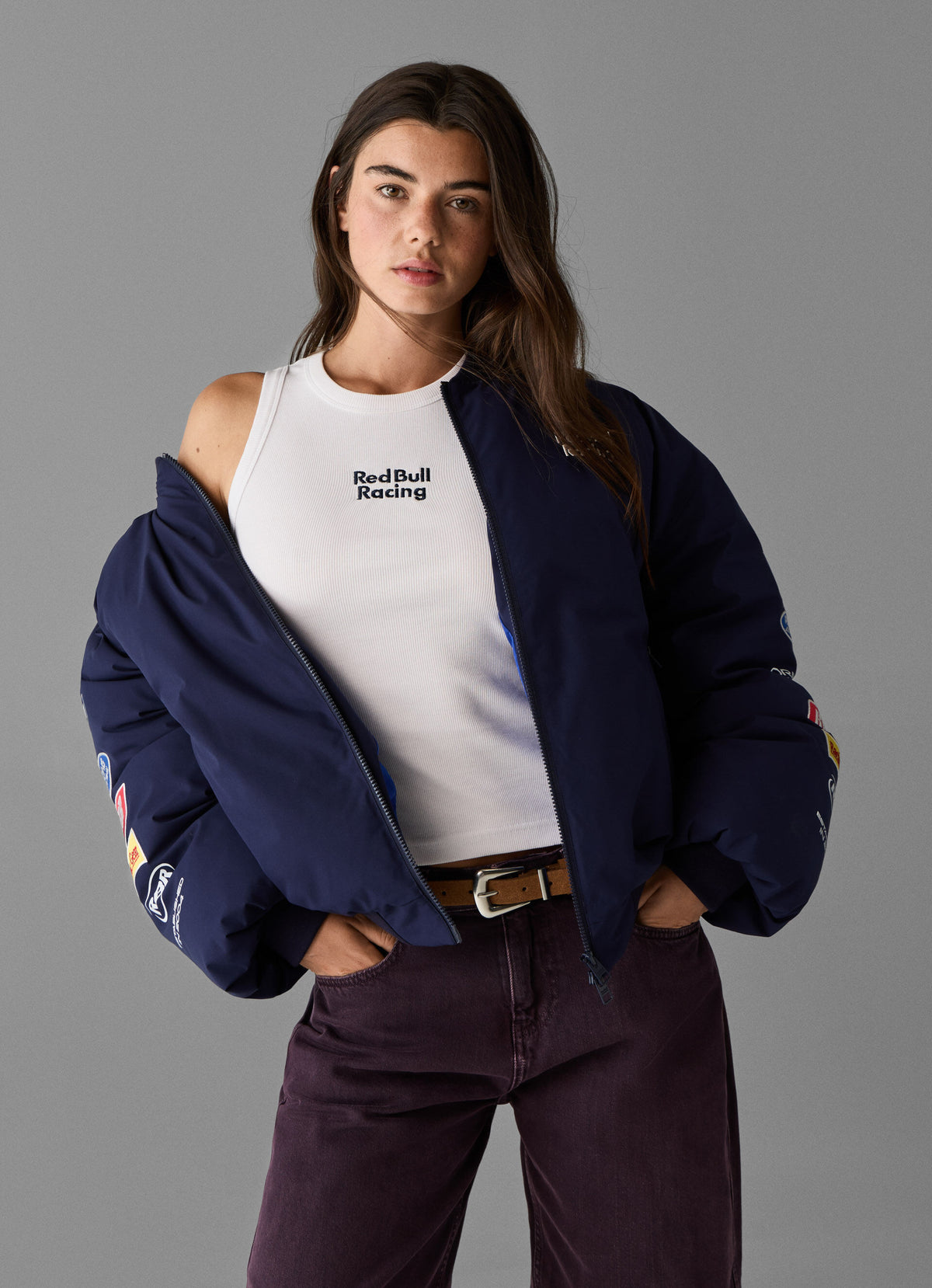 INSIGNA PUFFER BOMBER - NAVY