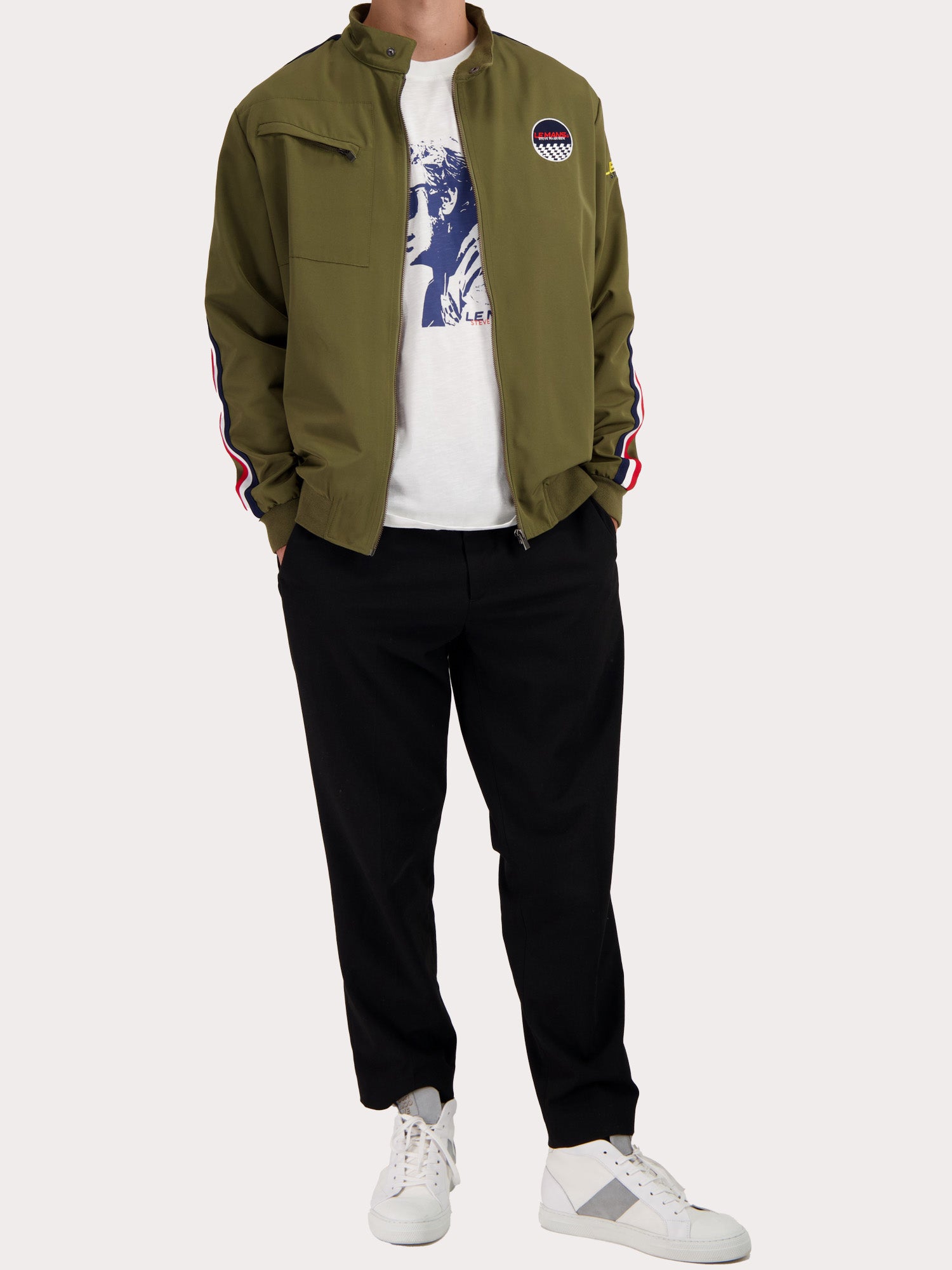 VESTE SMQ RACING - KAKI