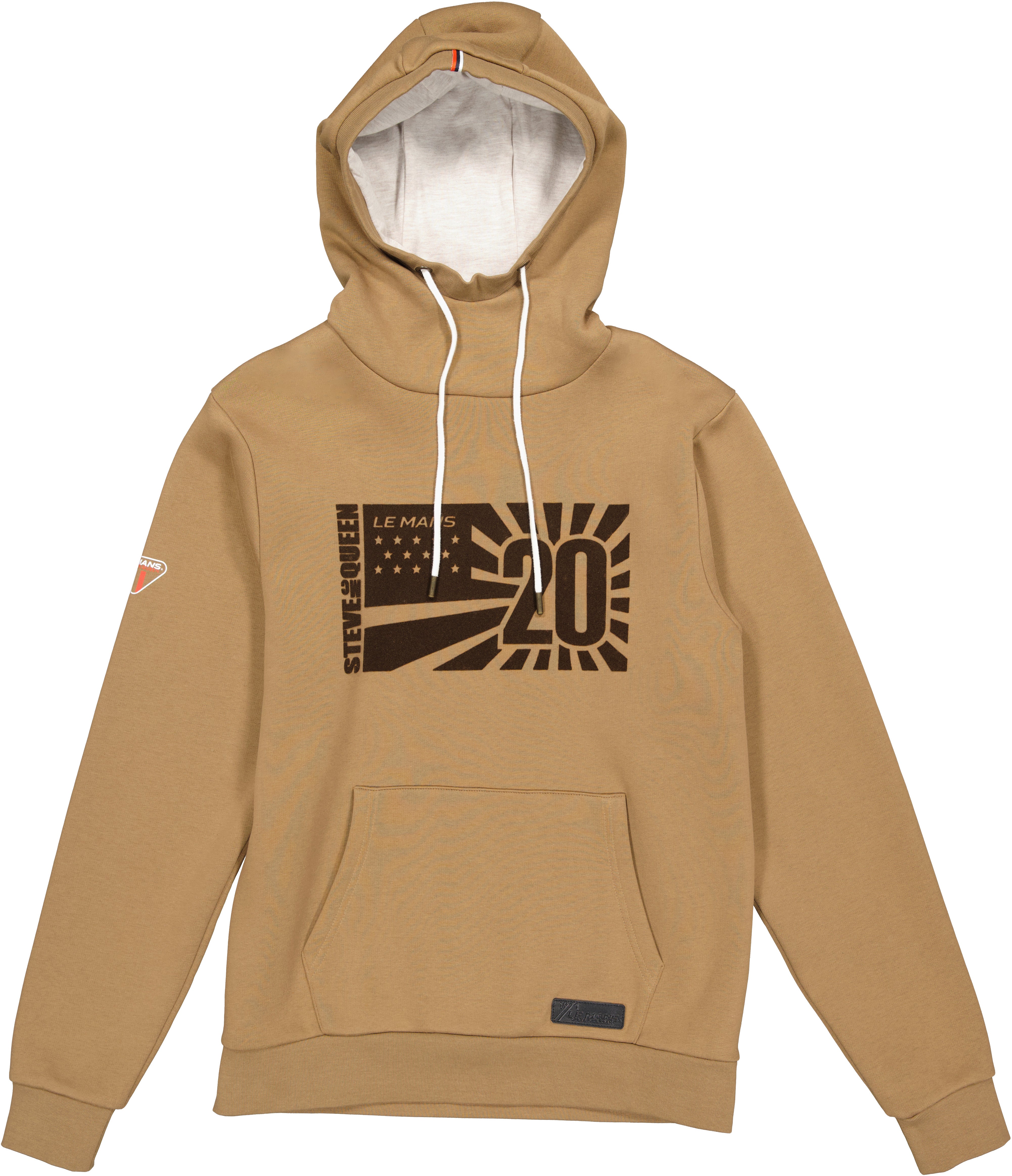 HOODIE NEW FLAG - TOBACCO