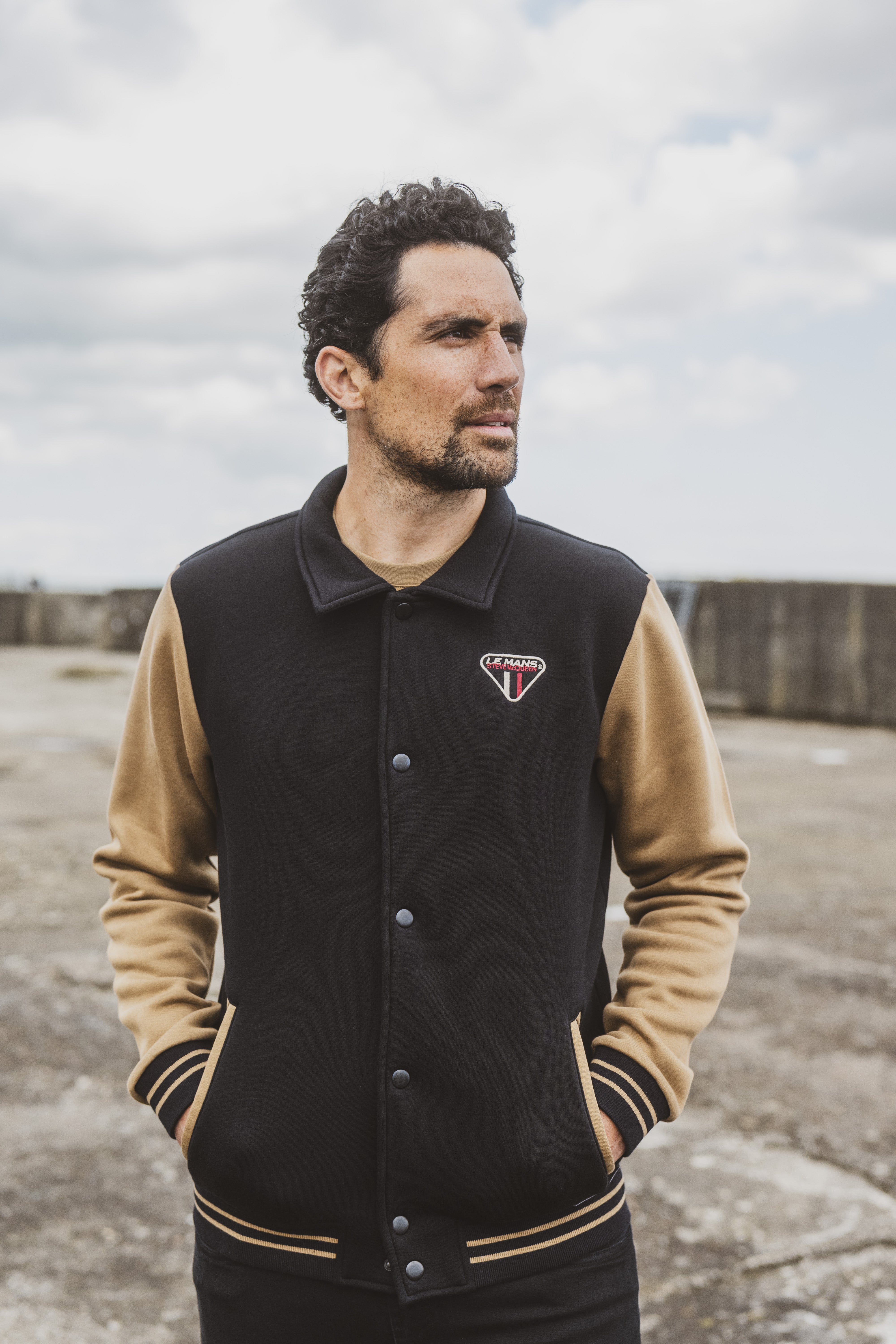 VESTE SMQ VARSITY - NOIR