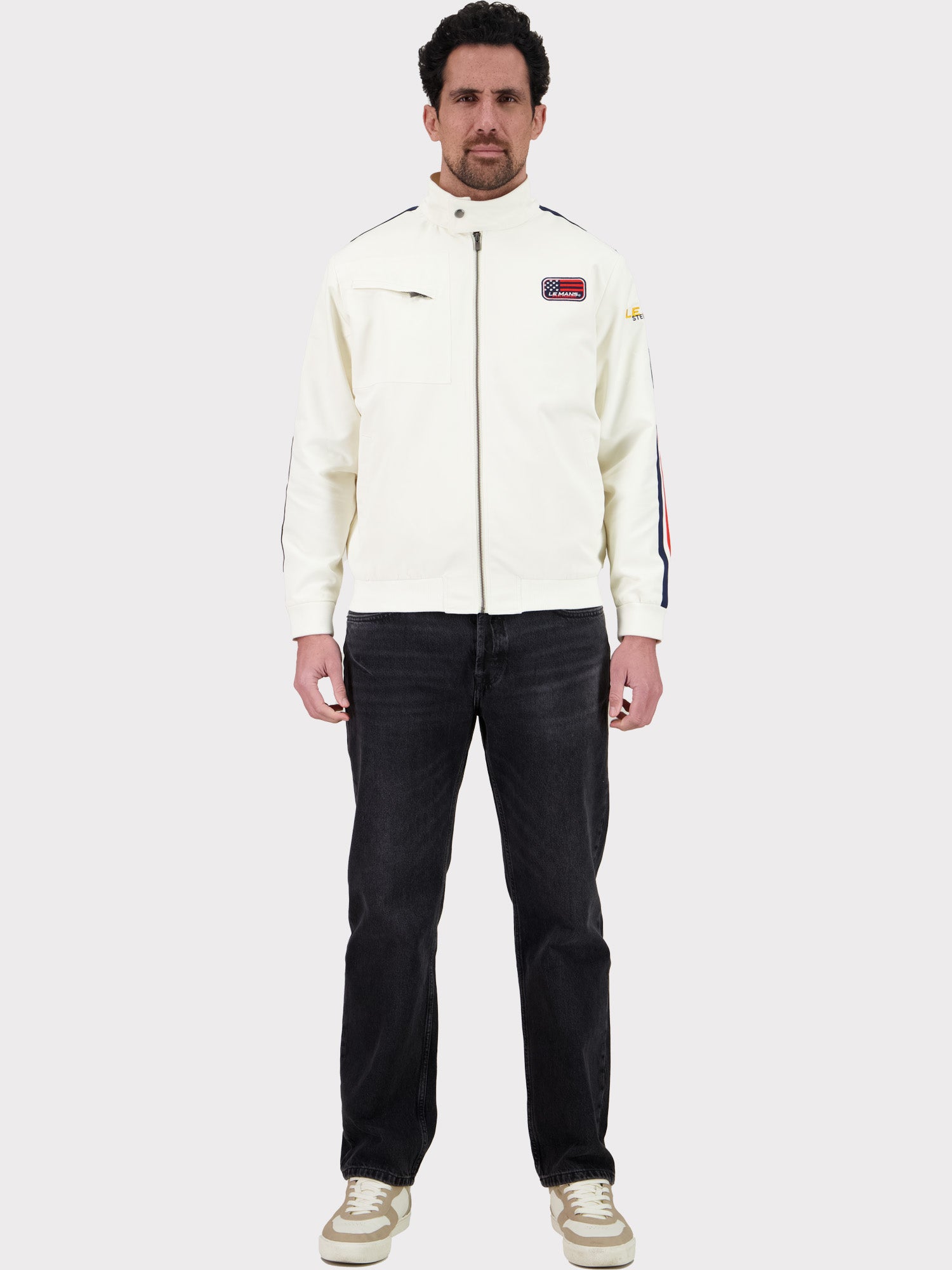 VESTE RACING STEVE MCQUEEN x LE MANS - ECRU