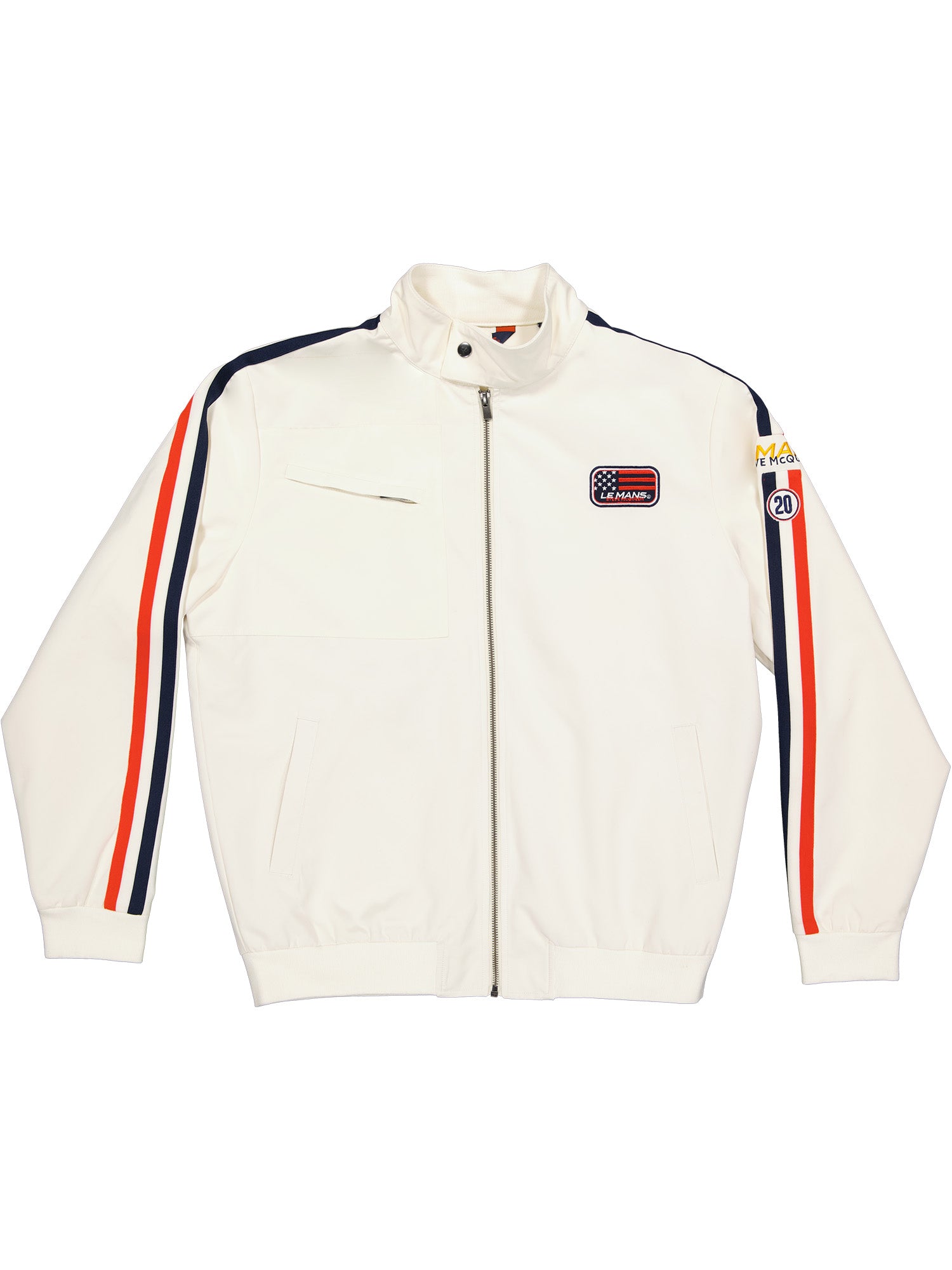 VESTE RACING STEVE MCQUEEN x LE MANS - ECRU