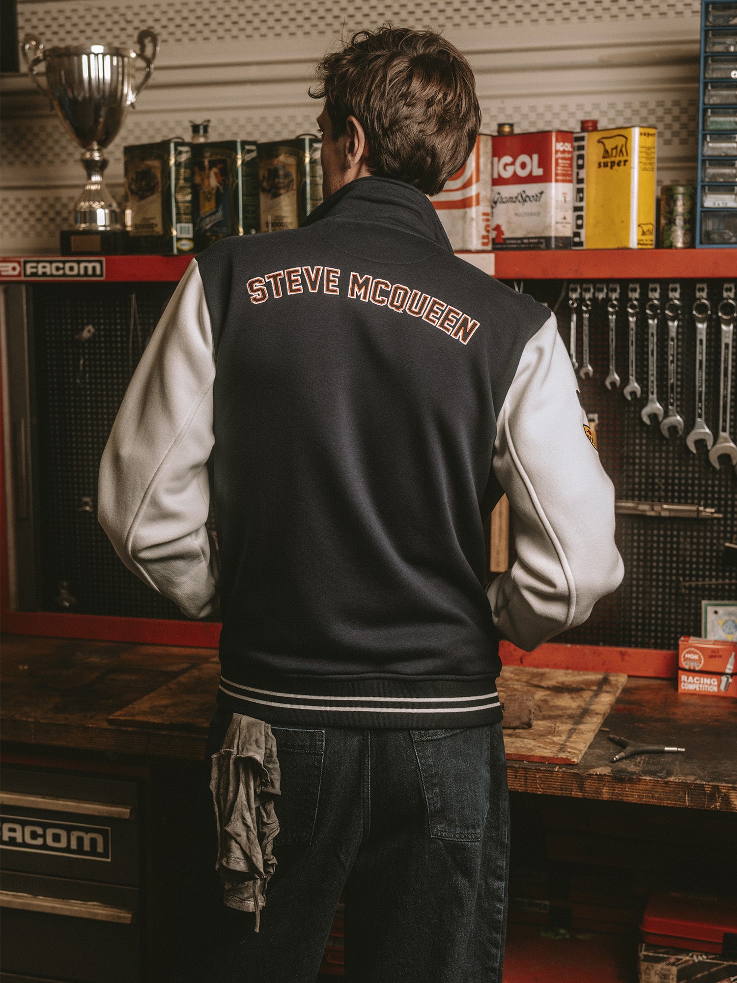 VESTE VARSITY - NAVY