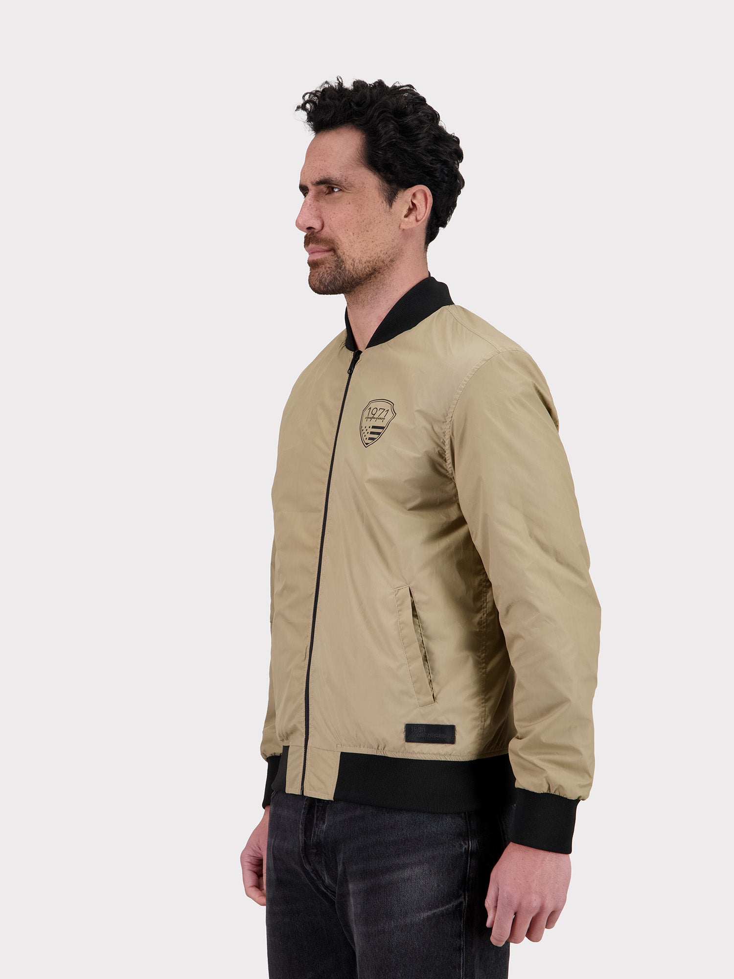 BOMBER REVERSO - BLACK CLAY