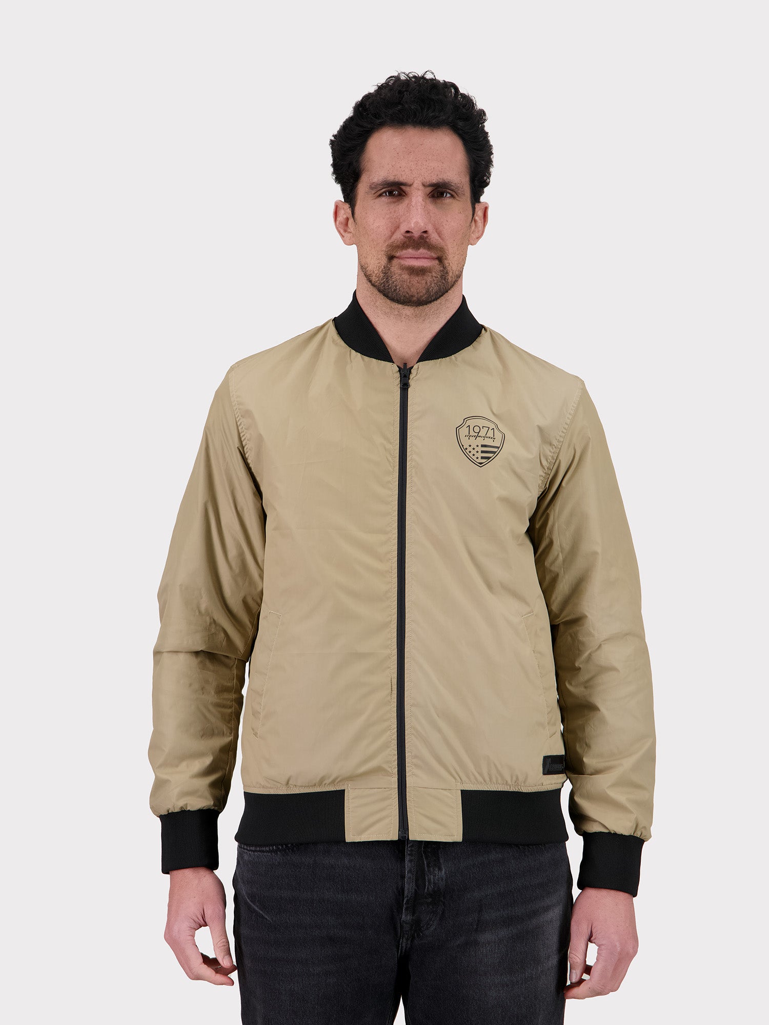 BOMBER REVERSO - BLACK CLAY