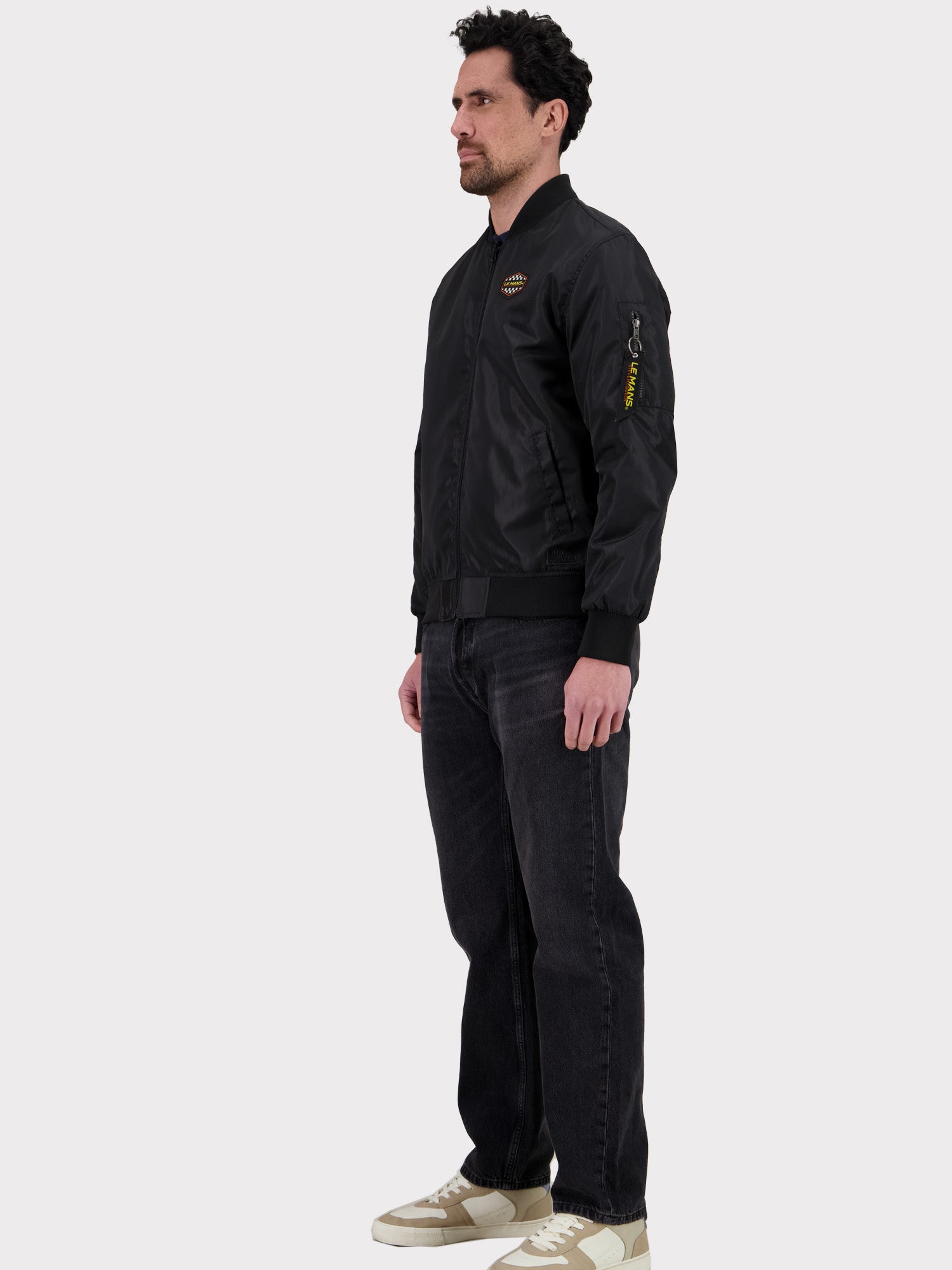 BOMBER REVERSO - BLACK CLAY