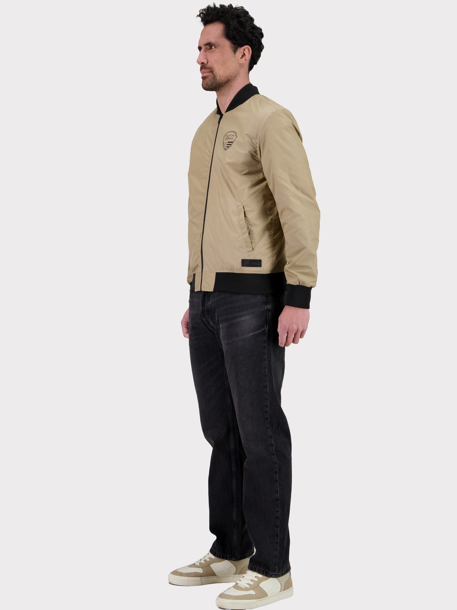 BOMBER REVERSO - BLACK CLAY