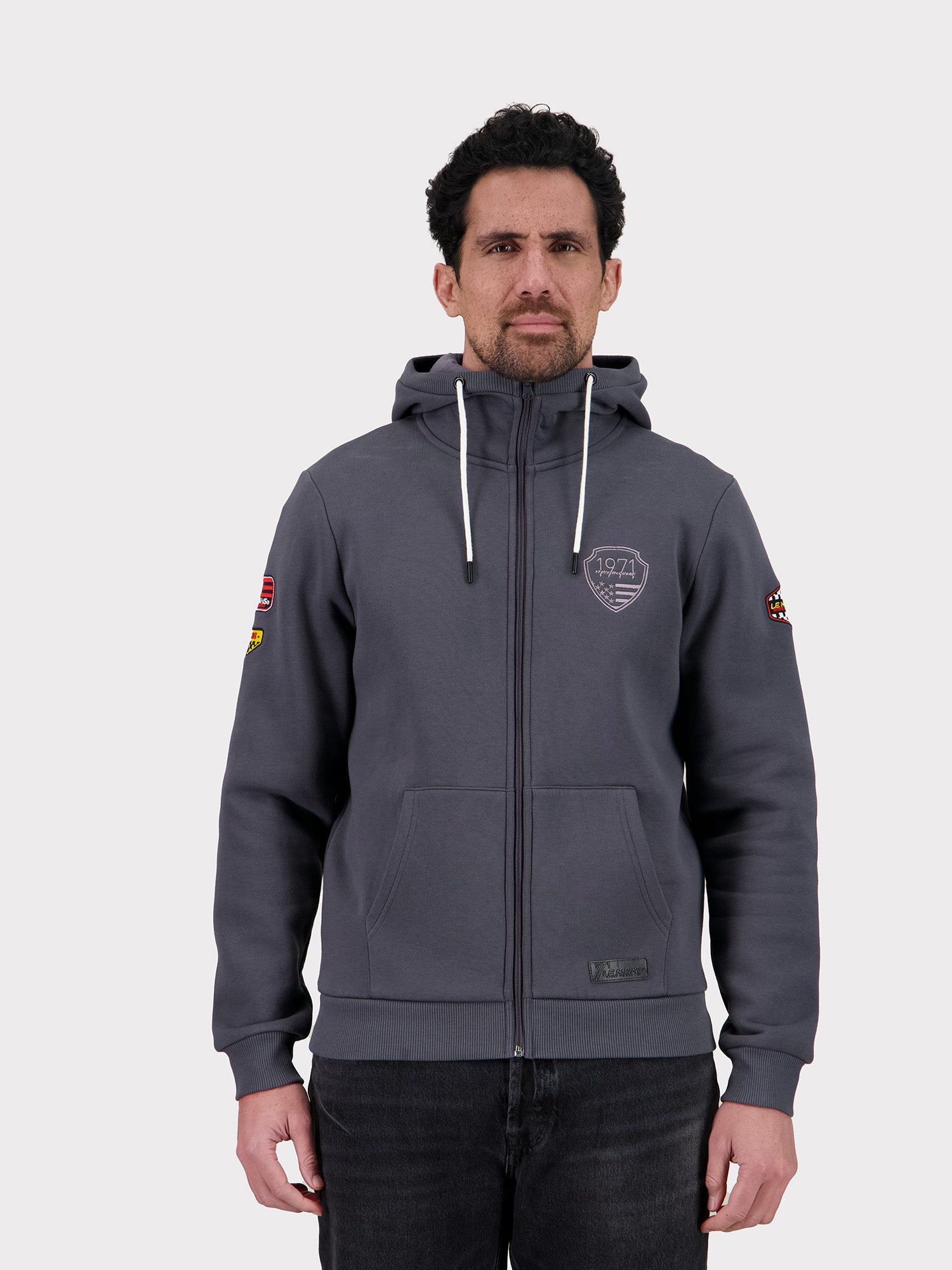 HOODIE FULL ZIP SPEED - JET BLACK