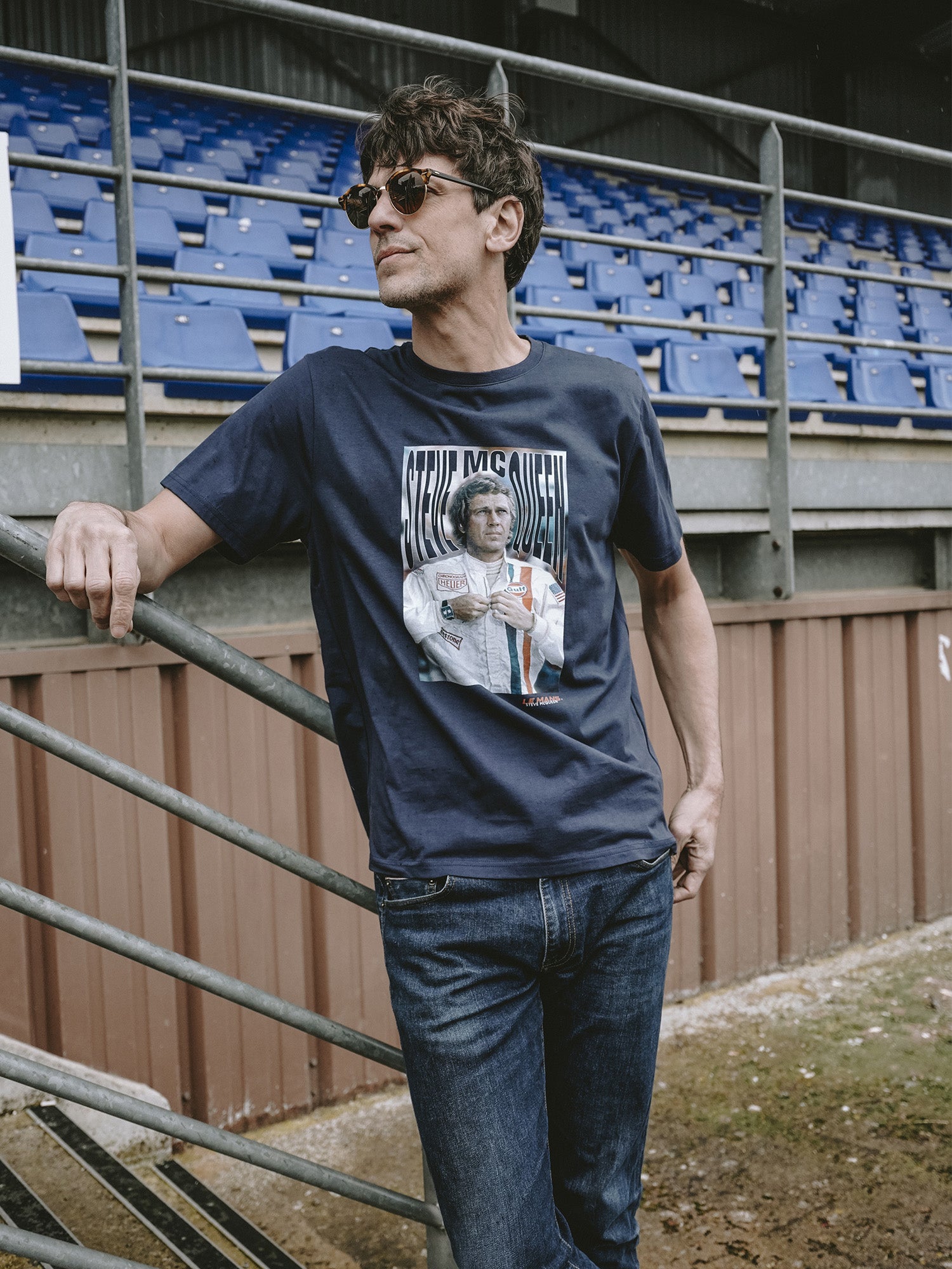 T-SHIRT NEW AFFICHE - NAVY