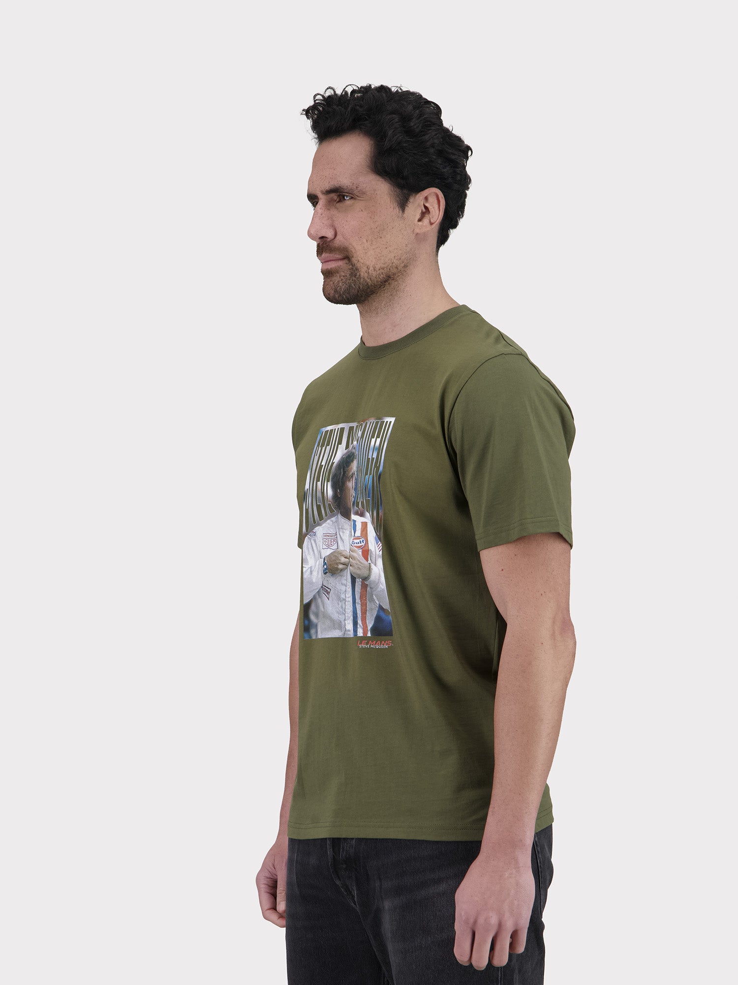 T-SHIRT NEW AFFICHE - DARK OLIVE