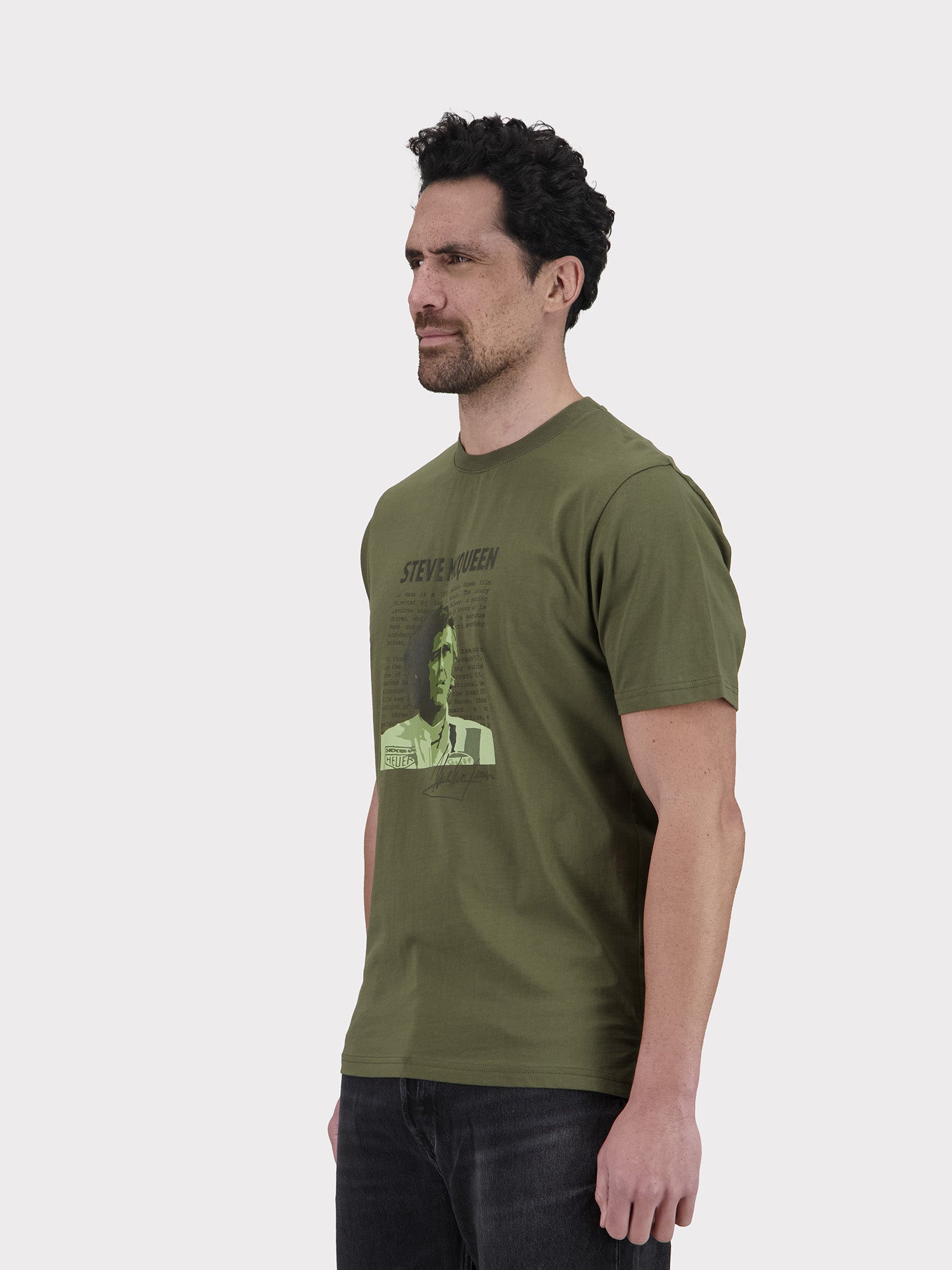 T-SHIRT MOVIE - DARK OLIVE