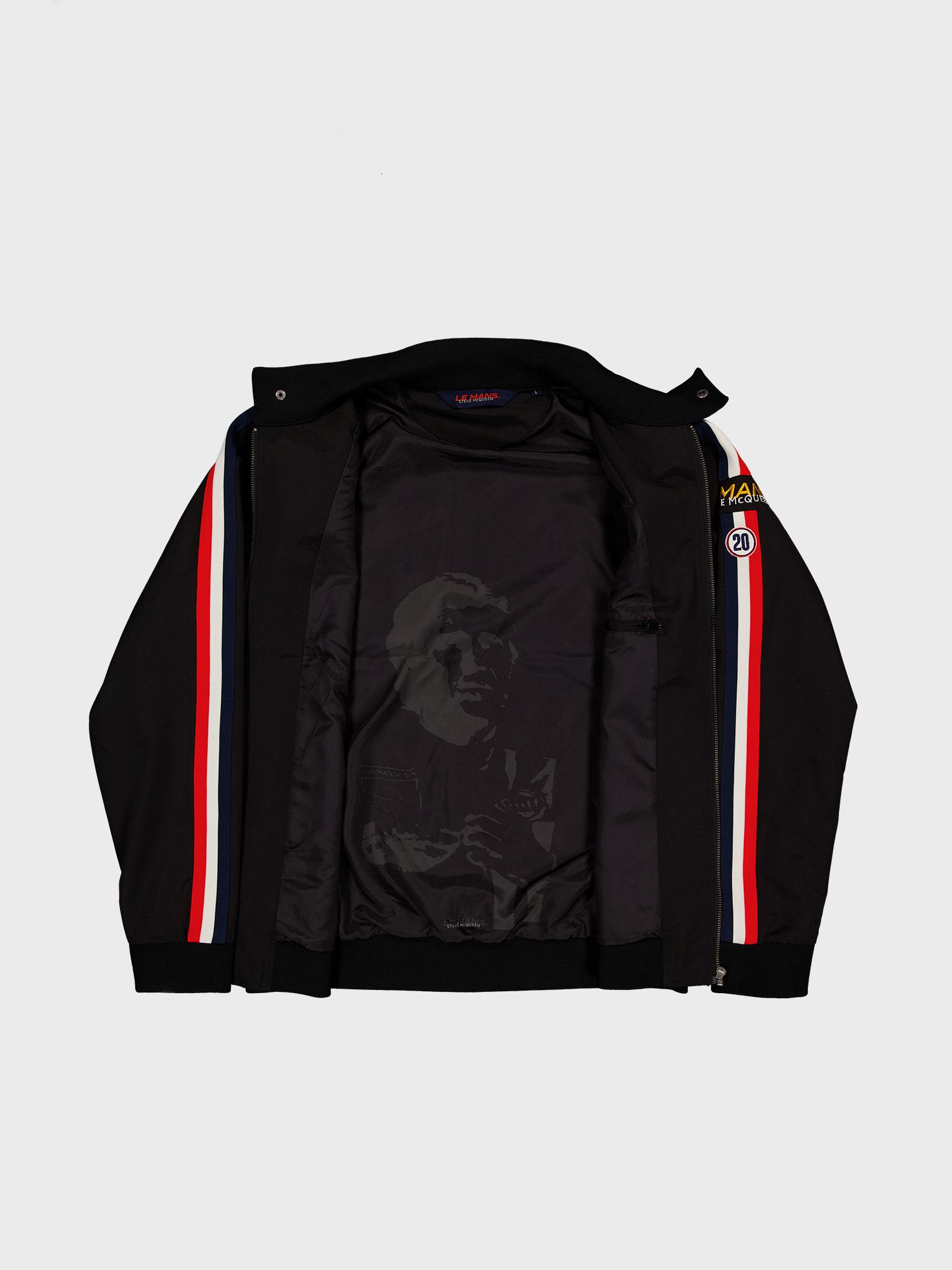 VESTE RACING - NOIR
