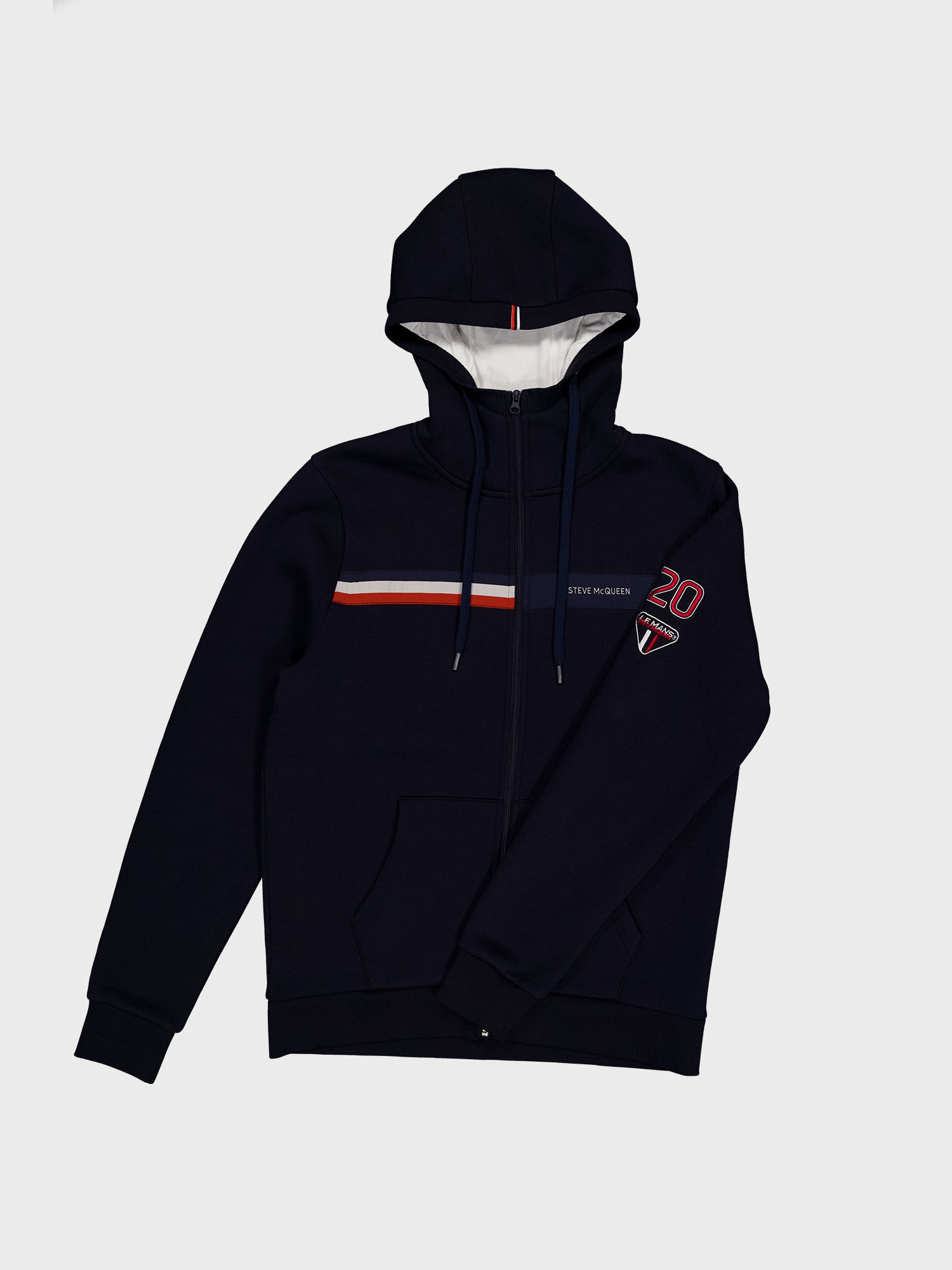 HOODIE ZIP RACING 20 - NAVY