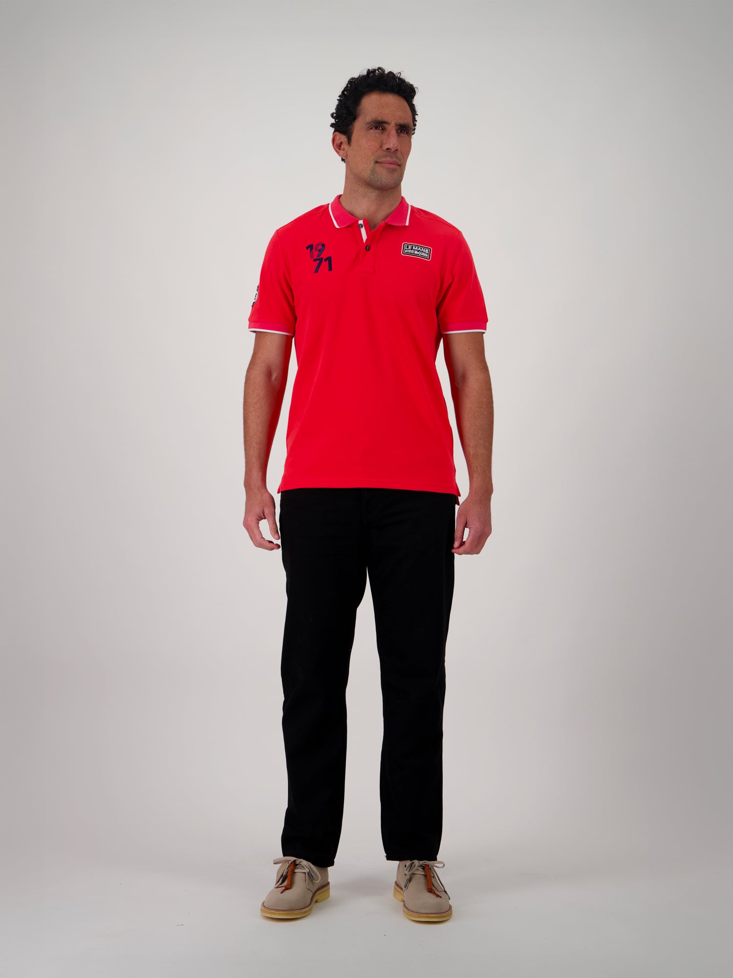 POLO RETRO - WASED RED