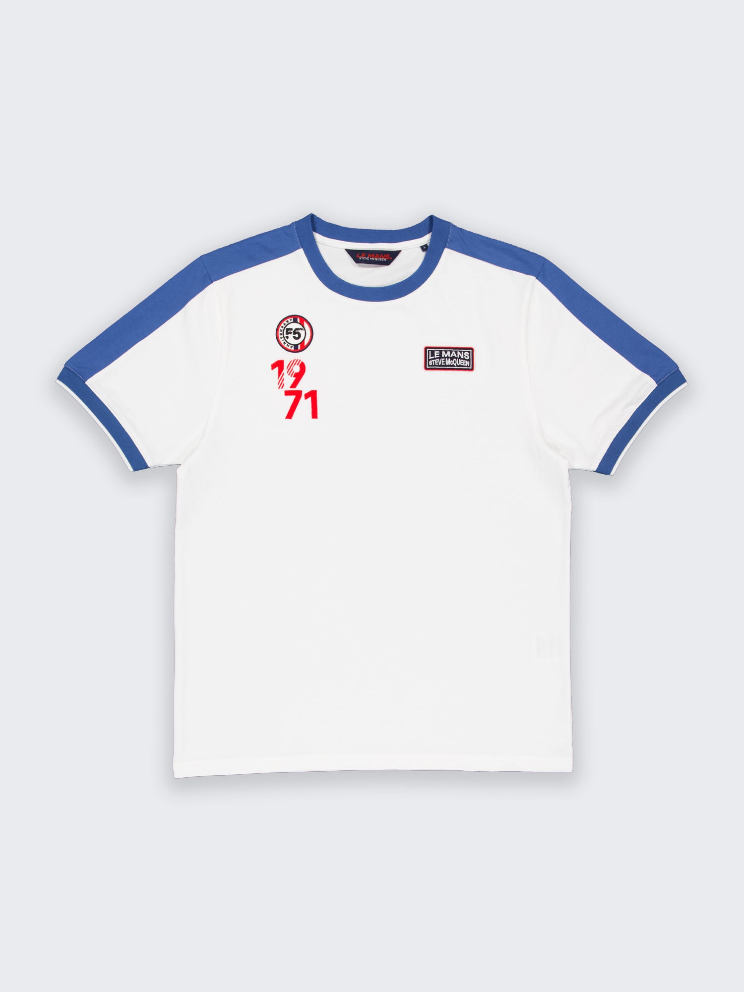 T-SHIRT COLOR BLOCK RETRO - OFF WHITE