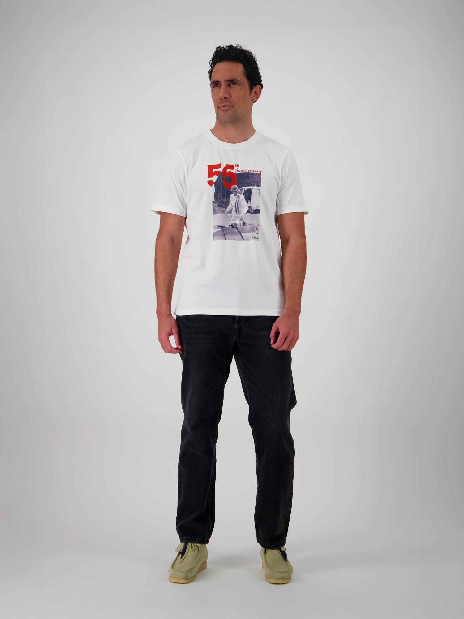 T-SHIRT MAXI 55TH AFFICHE - OFF WHITE