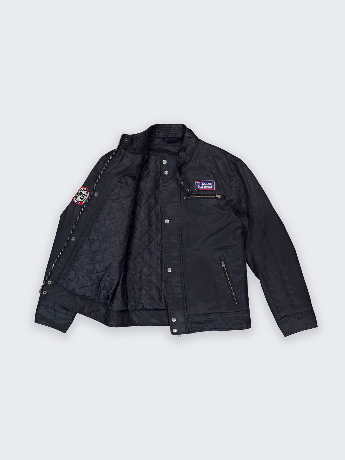 SMQ BIKER JACKET - BLACK