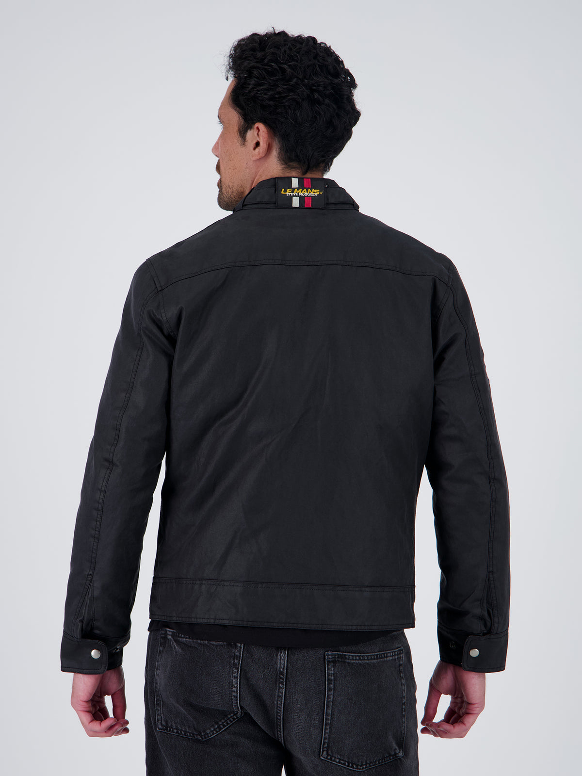 SMQ BIKER JACKET - BLACK