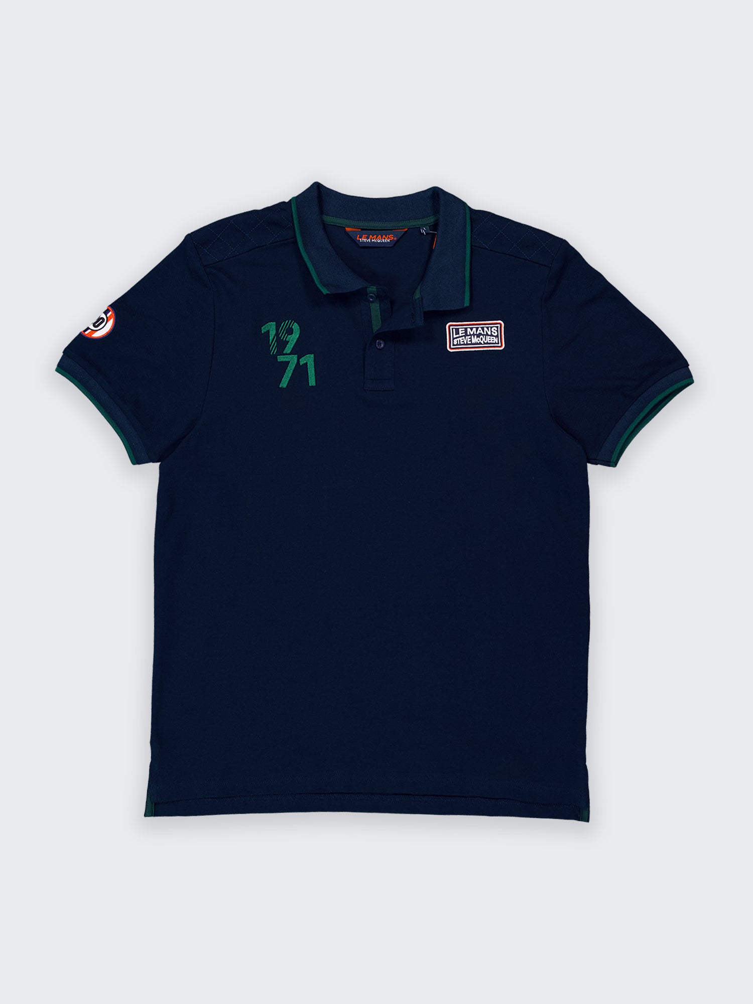 RETRO FALL POLO - NAVY