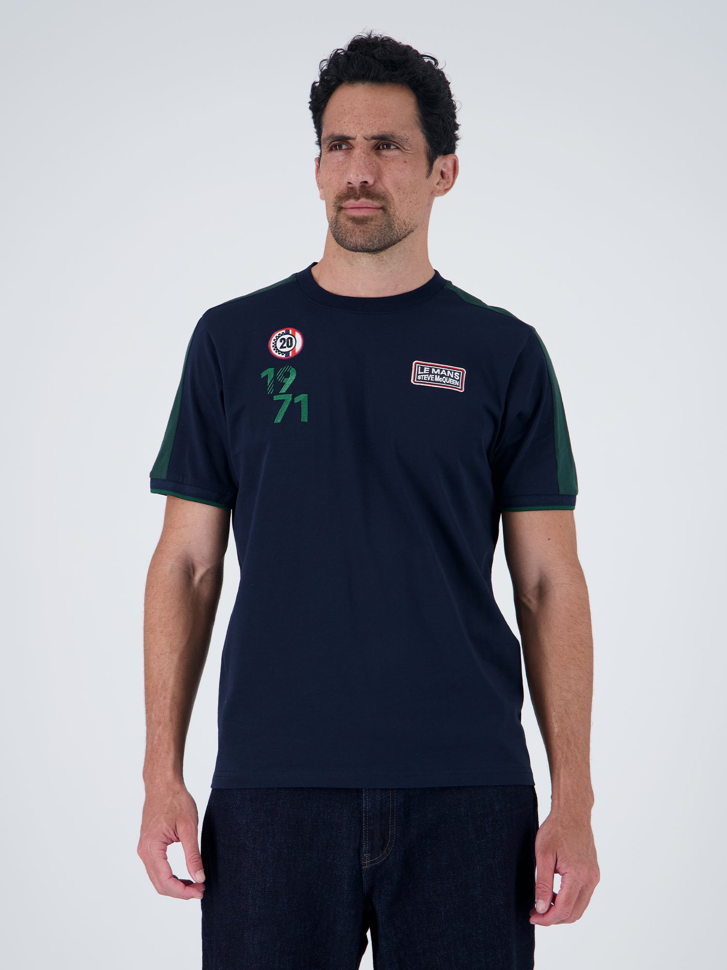 RETRO FALL TEE - NAVY