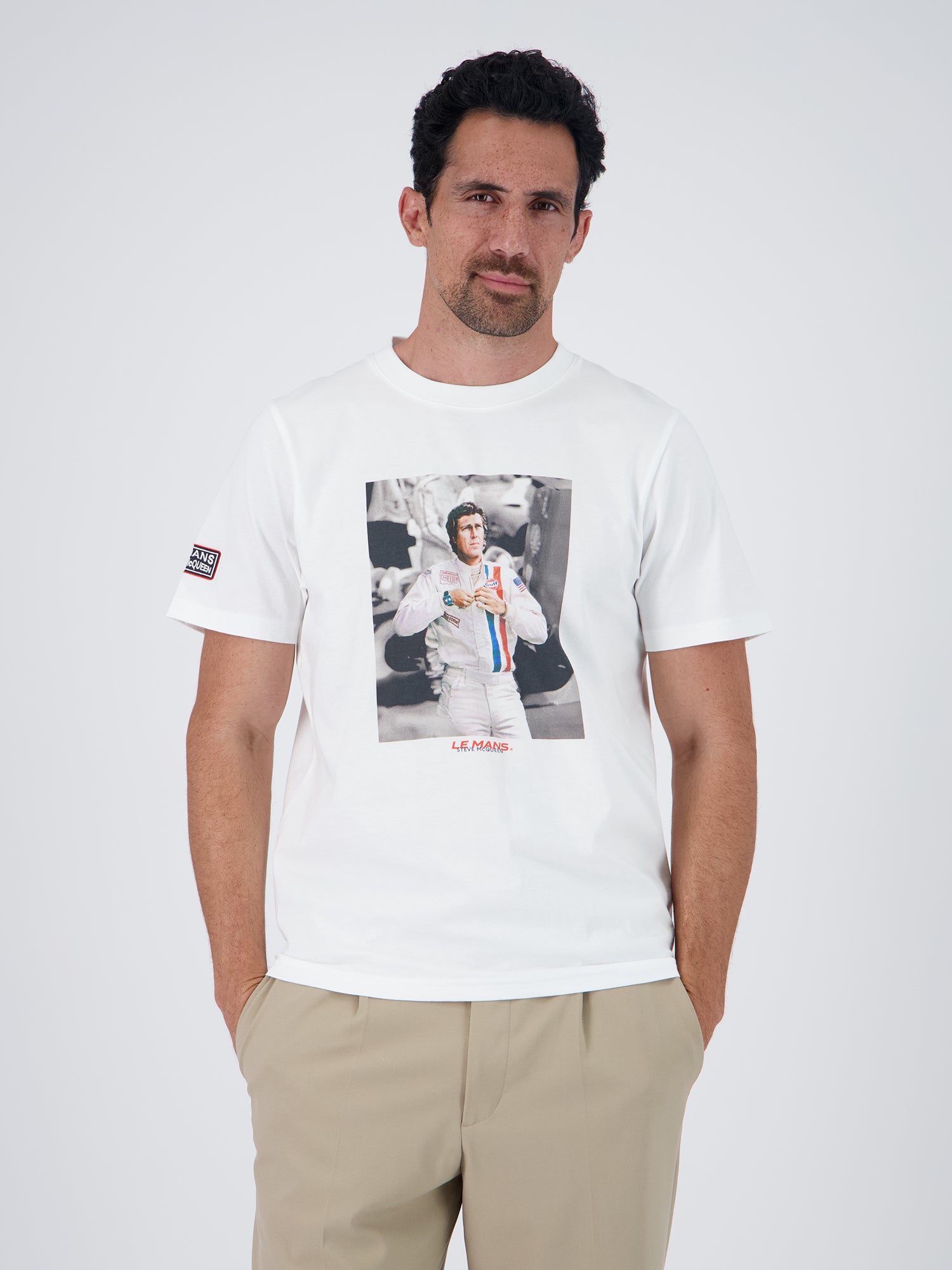 COLOR SPLASH TEE - OFF WHITE